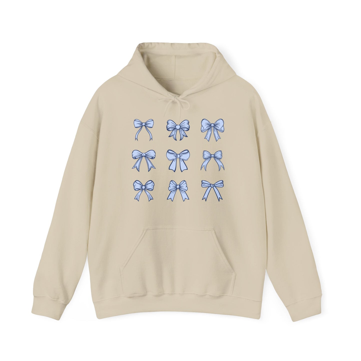 Blue Coquette Bows Hoodie