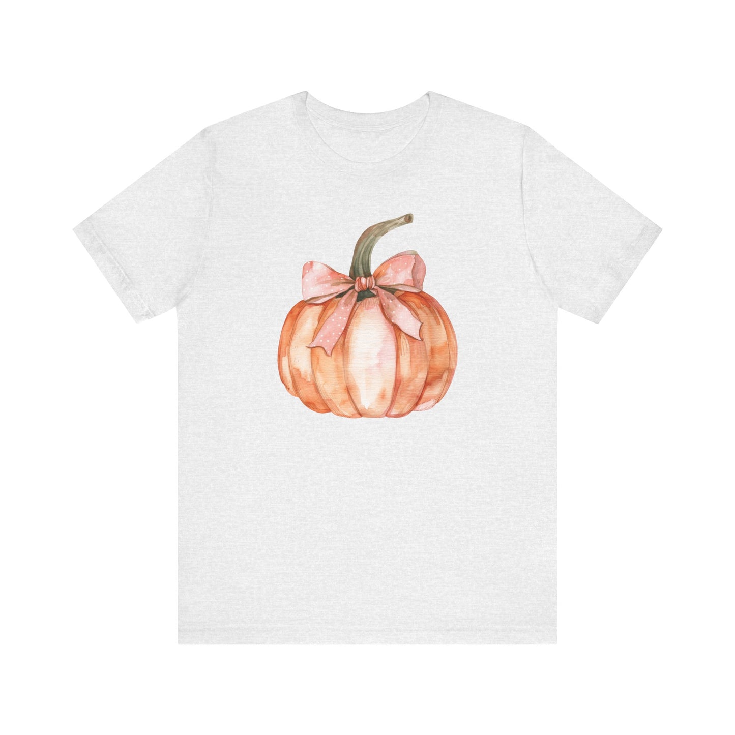 Fall Pumpkin Coquette Bow T-shirt