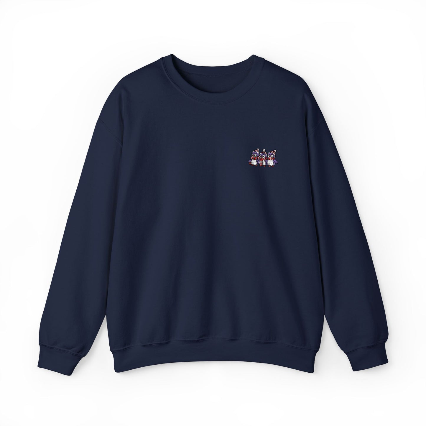 Embroidered Cute Cartoon Penguins Sweatshirt