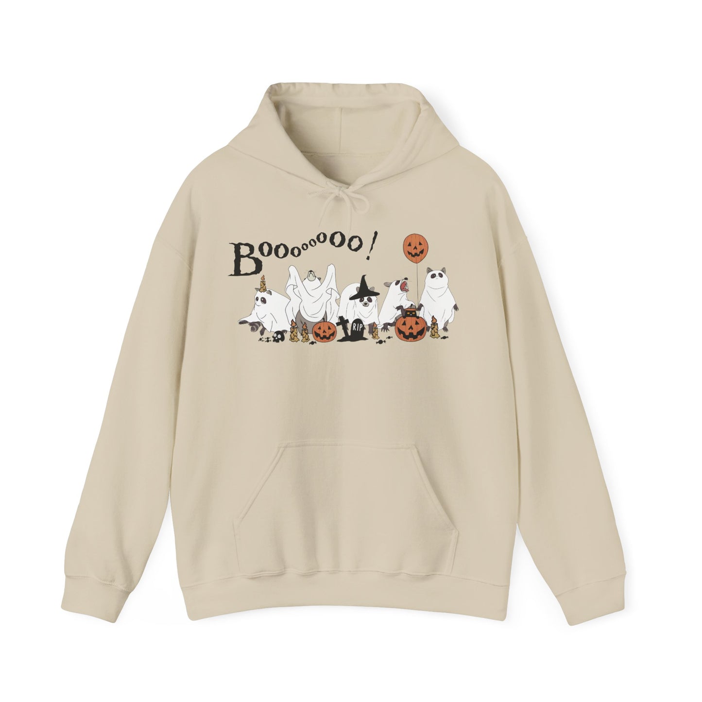 Raccoon Ghosts Halloween Hoodie