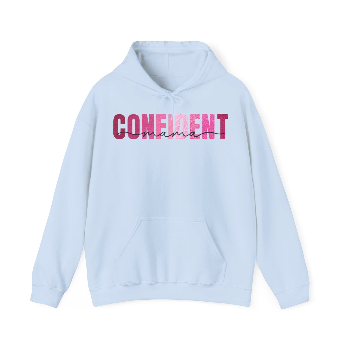 Confident Mama Glitter Pink Patterns Hoodie