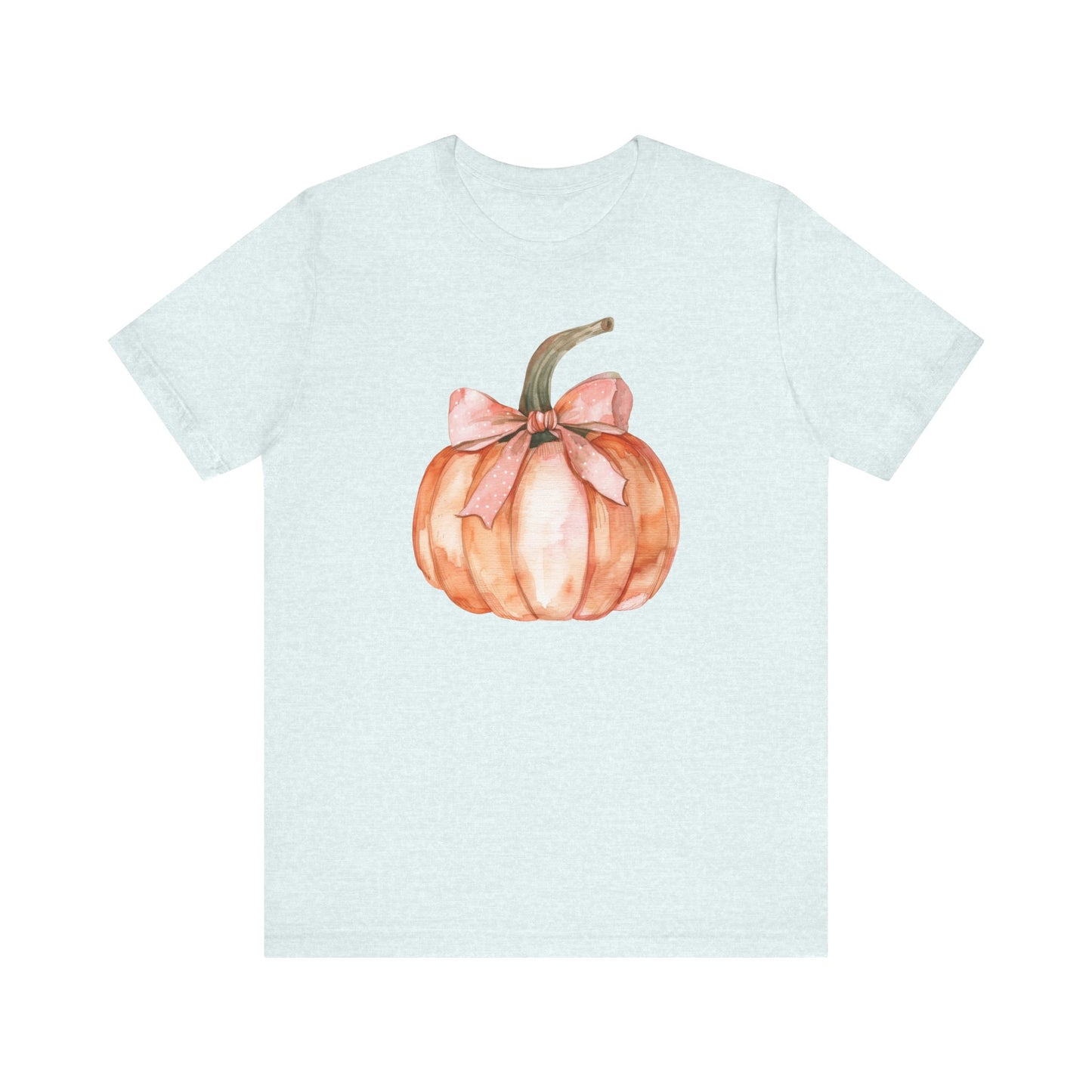 Fall Pumpkin Coquette Bow T-shirt