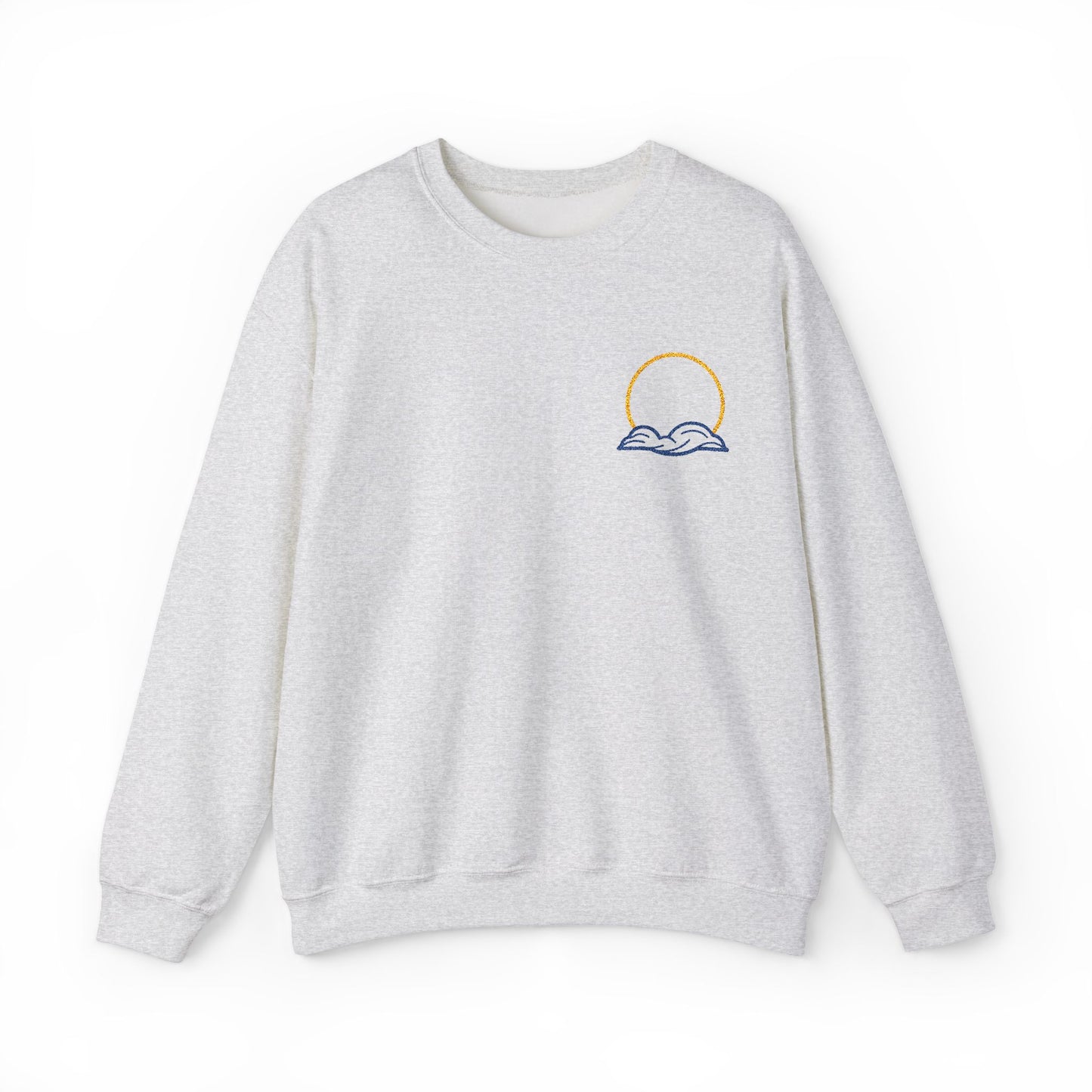 Embroidered Cloud and Sun Sweatshirt