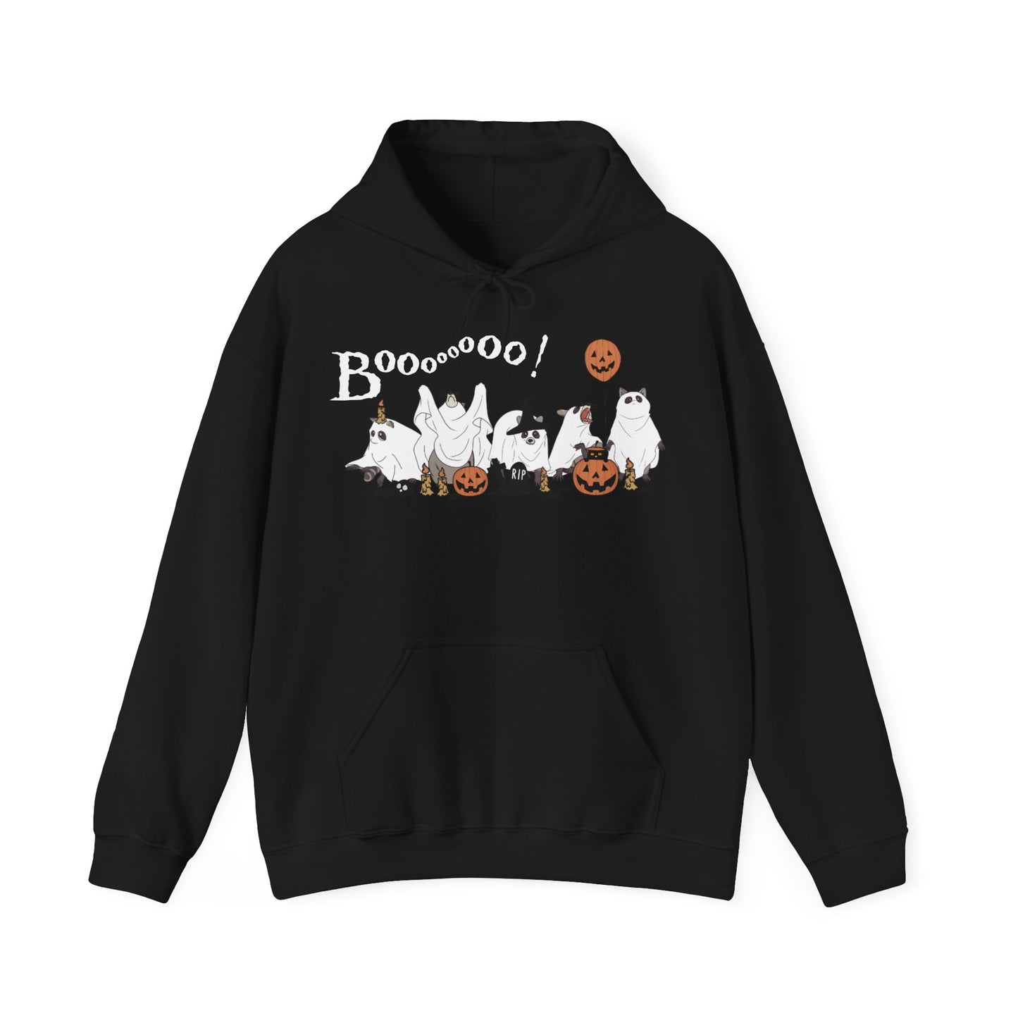 Raccoon Ghosts Halloween Hoodie