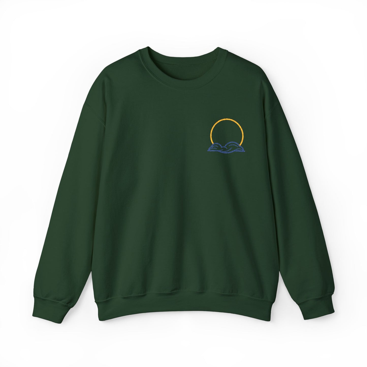 Embroidered Cloud and Sun Sweatshirt