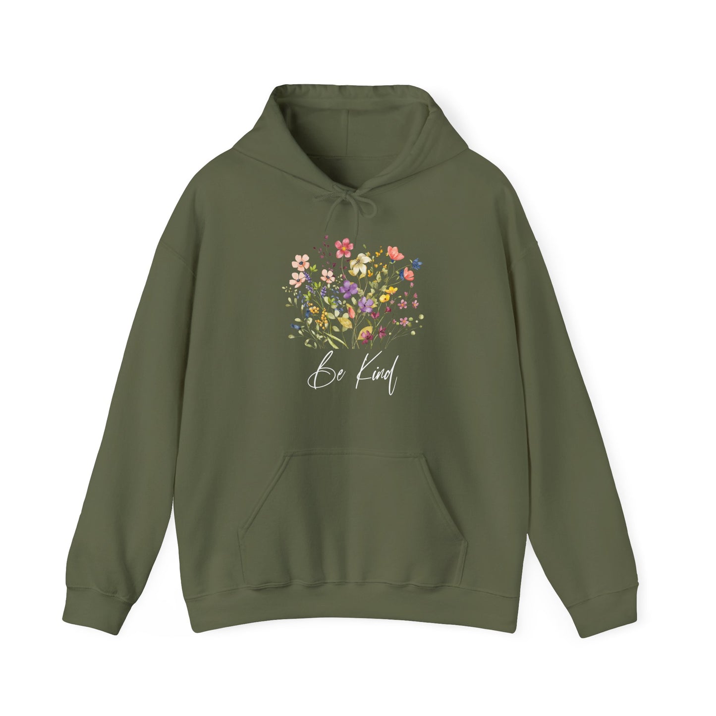 Be Kind Wildflowers Graphic Hoodie