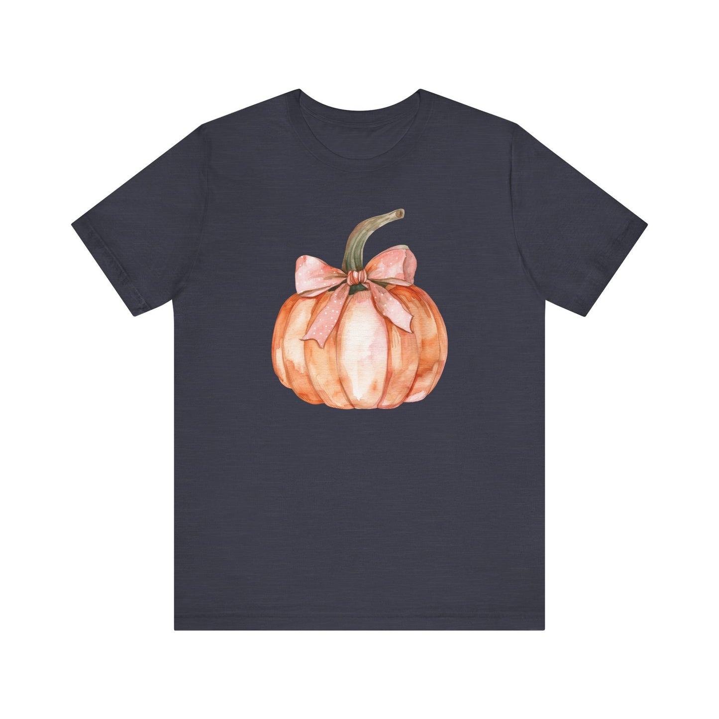 Fall Pumpkin Coquette Bow T-shirt