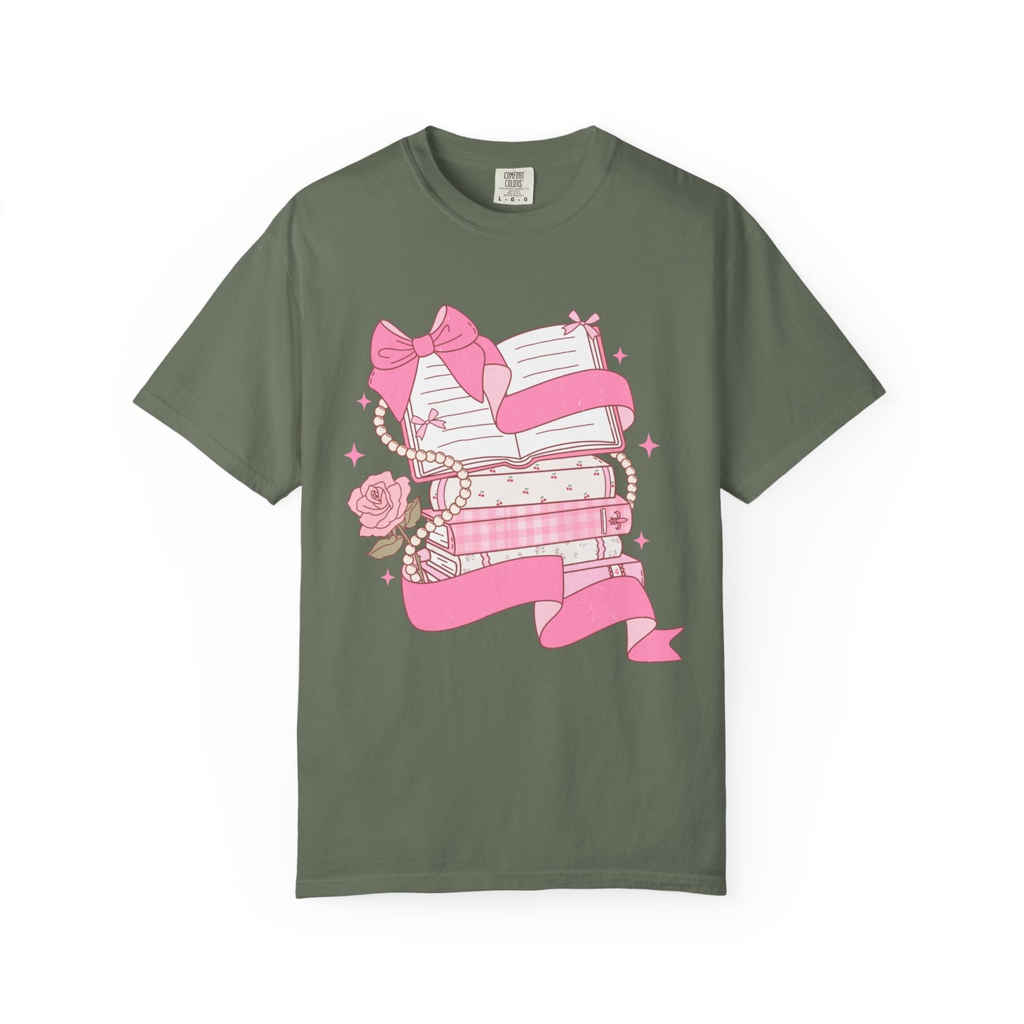 Coquette Book Lover Comfort Colors T-shirt