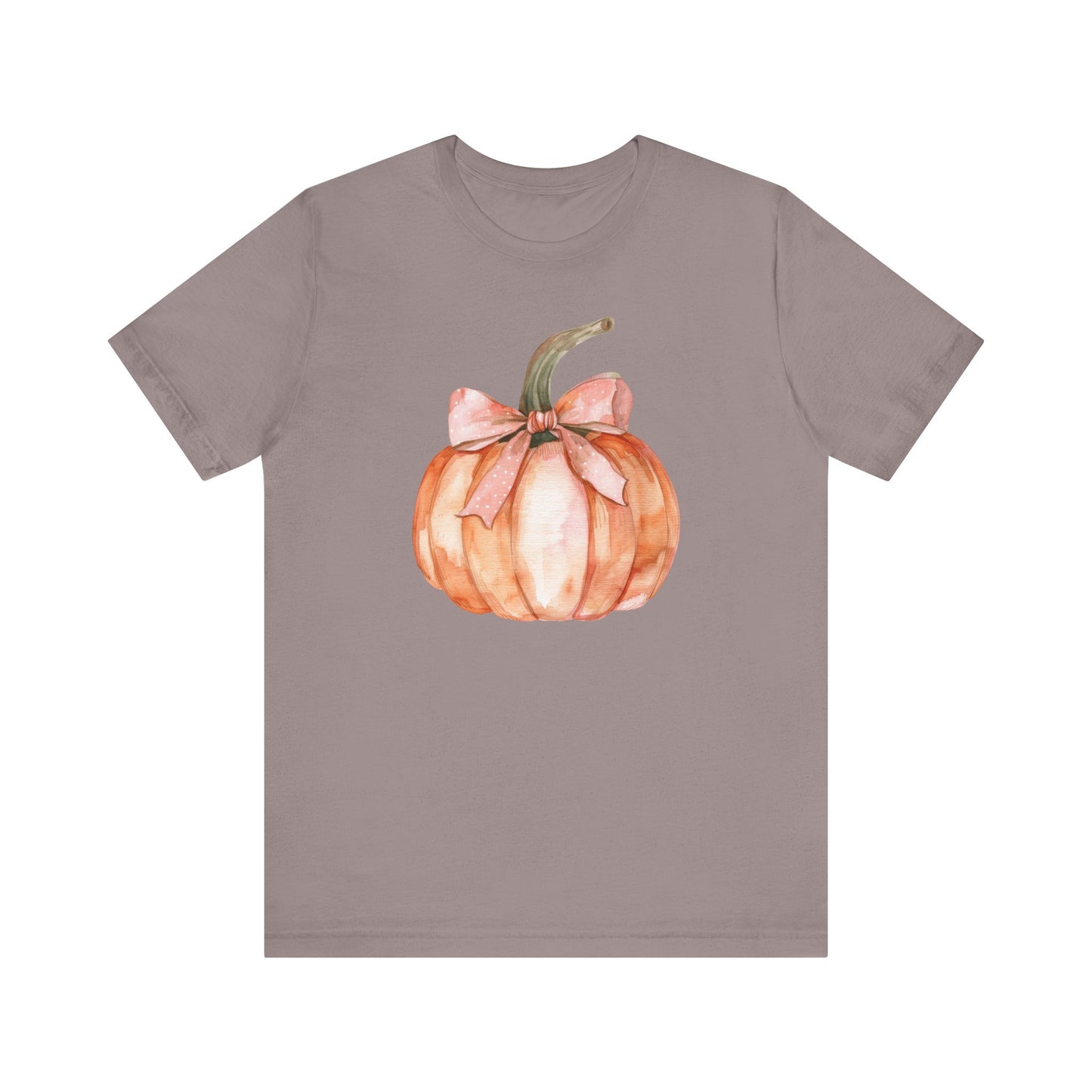 Fall Pumpkin Coquette Bow T-shirt