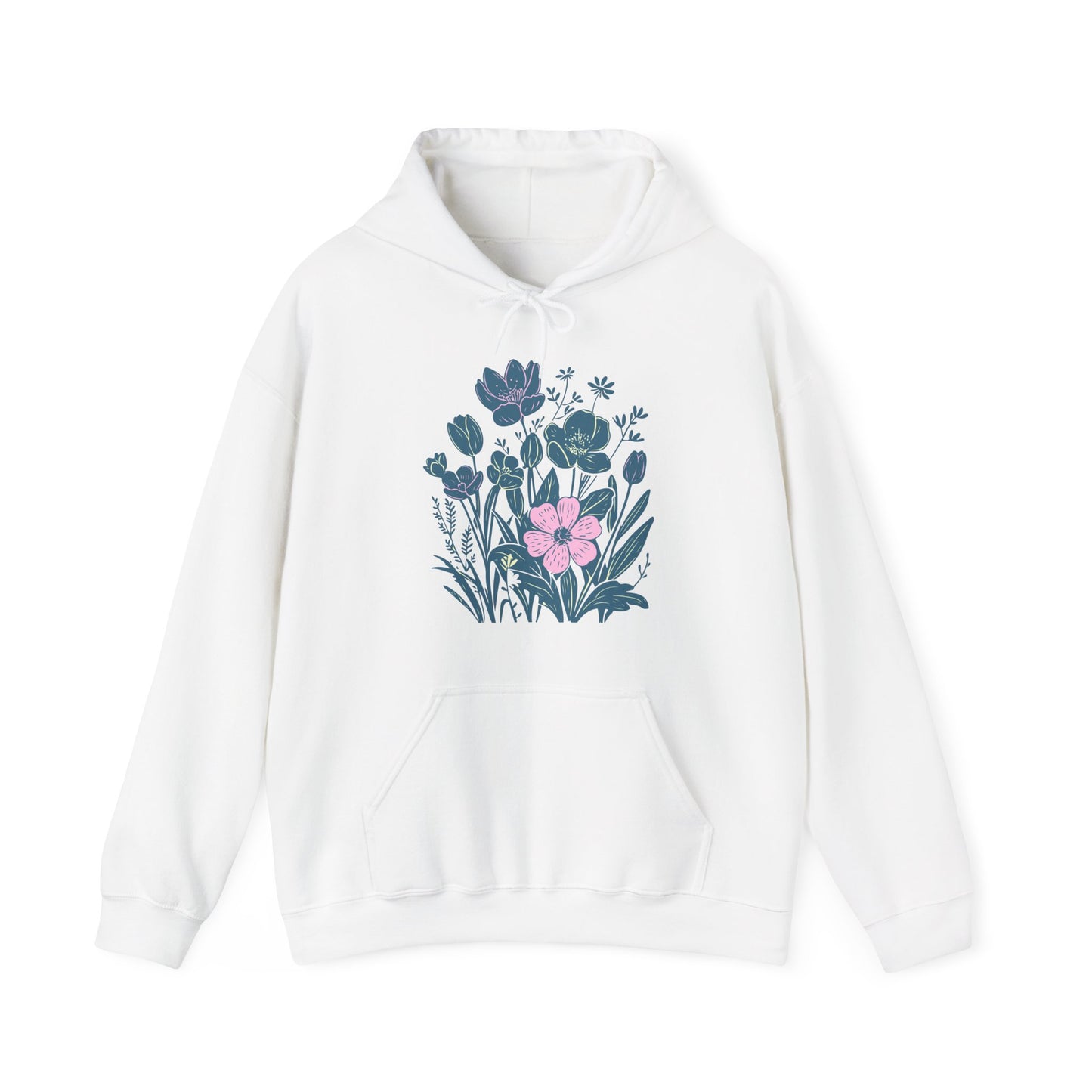Wildflowers Retro Hoodie