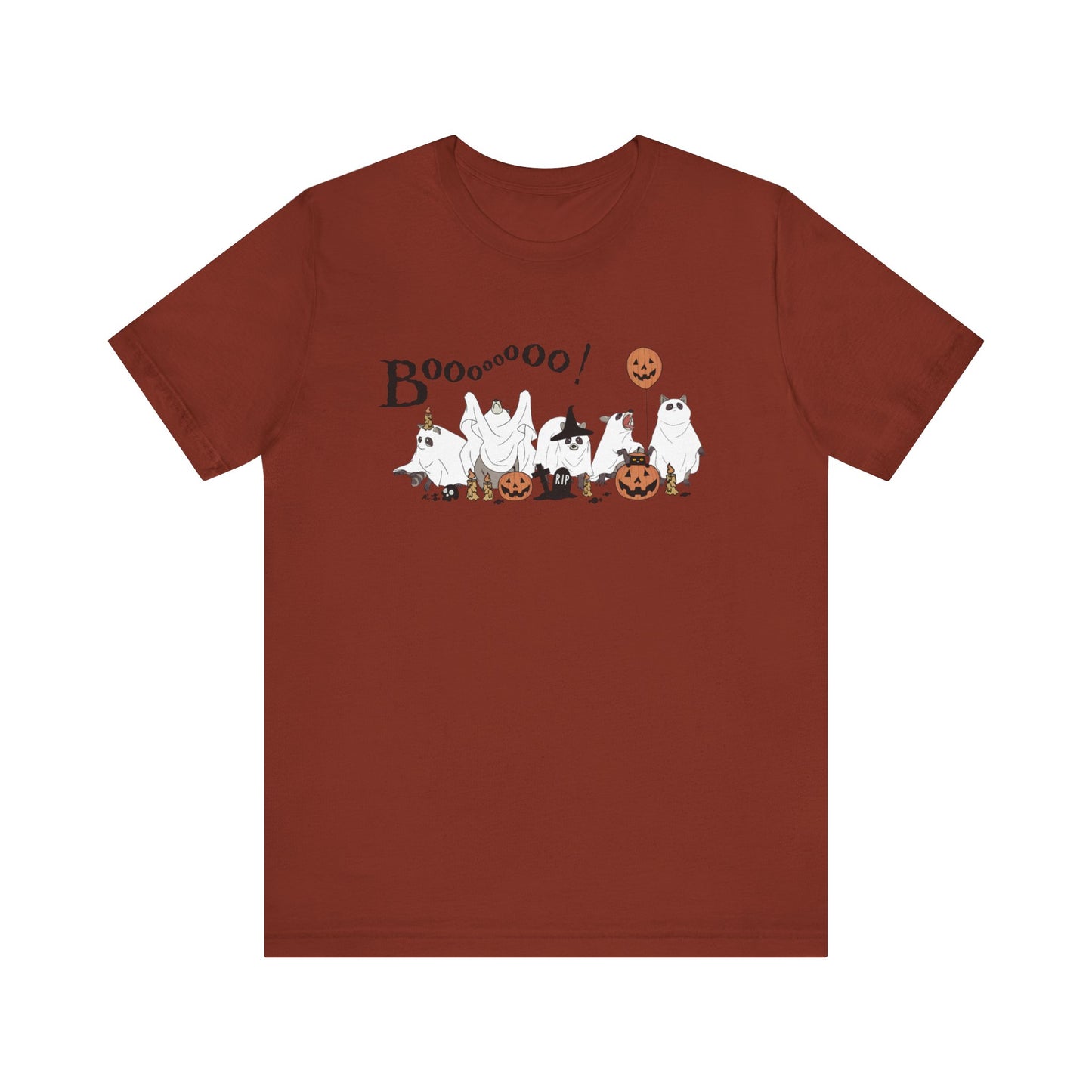 Raccoon Ghost Halloween Boo T-shirt