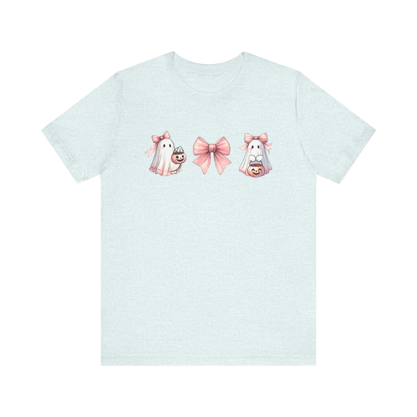 Cute Ghost Coquette Bow T-shirt