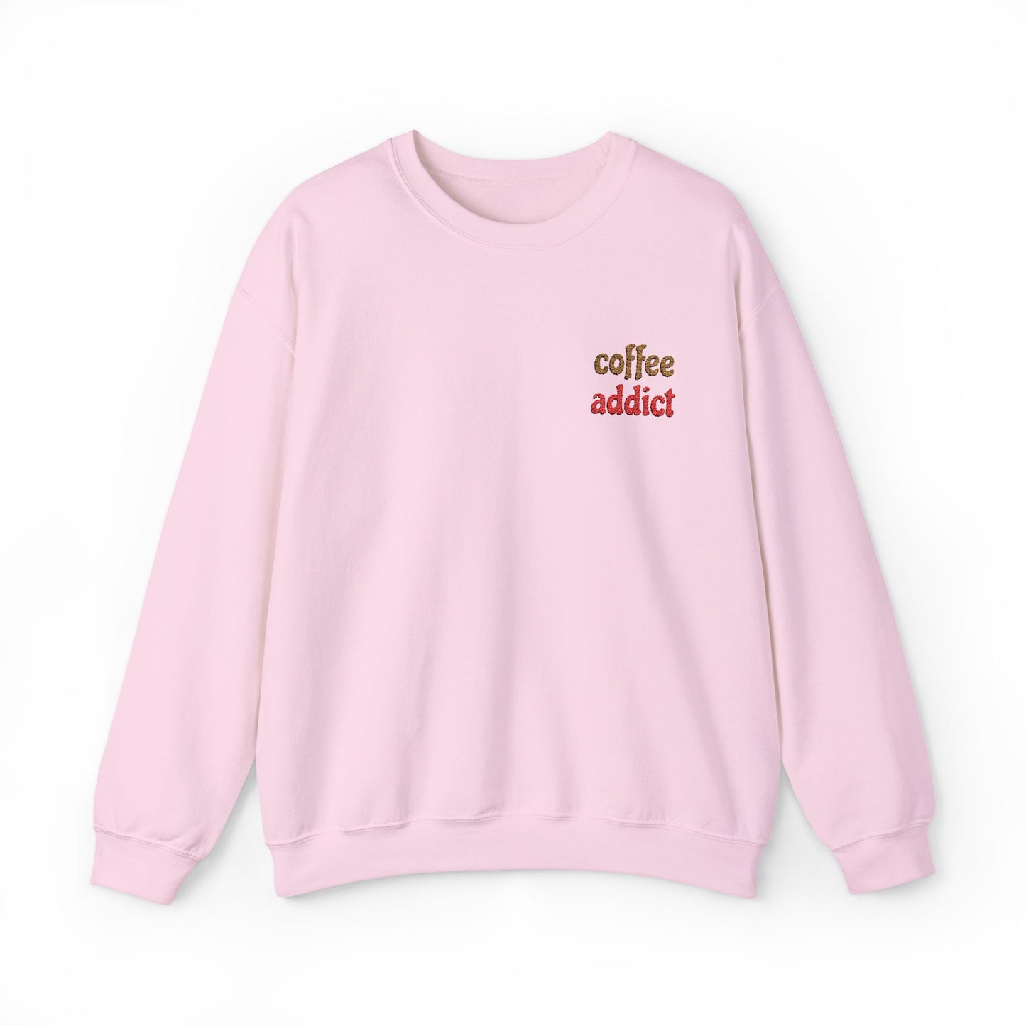 Embroidered Coffee Addict Sweatshirt