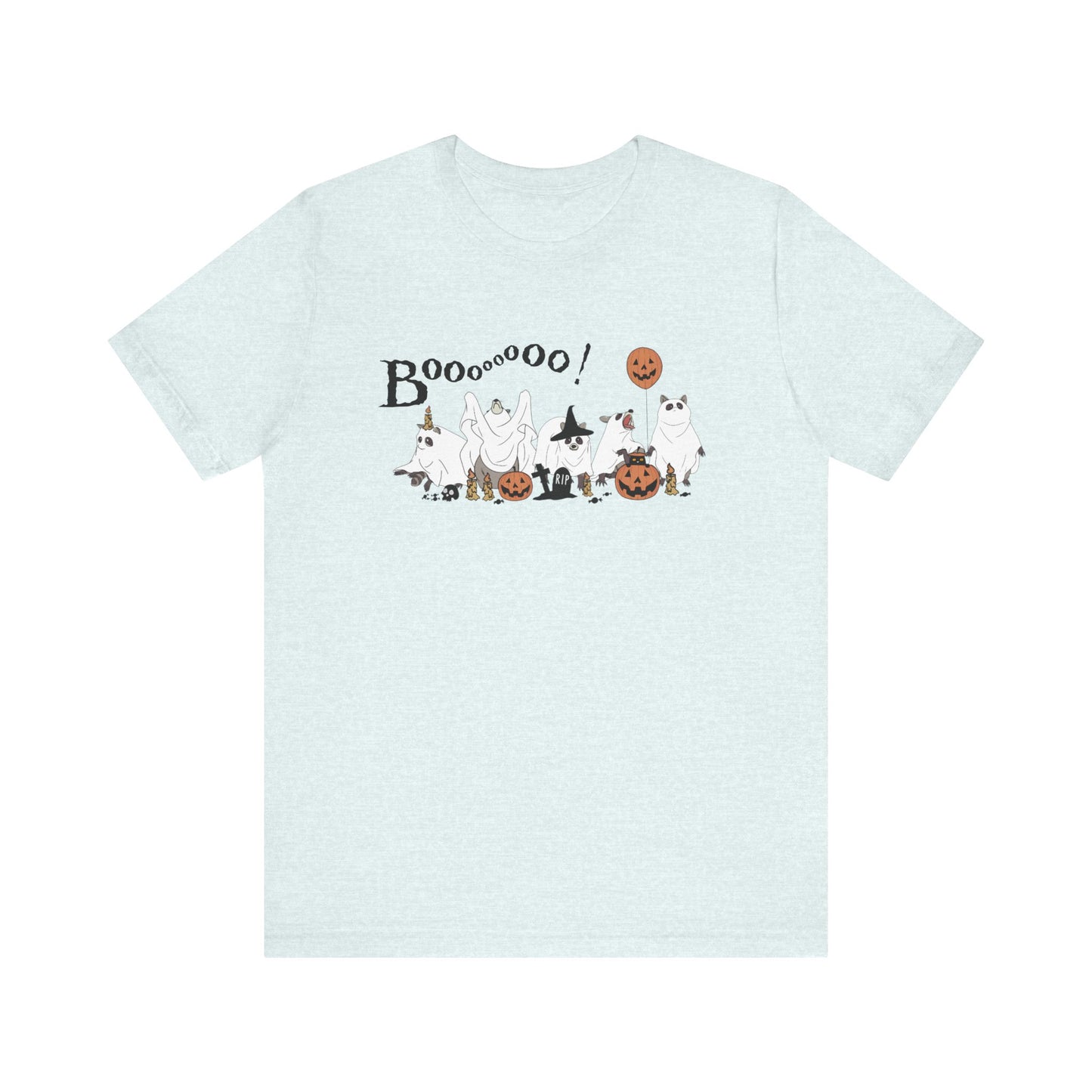 Raccoon Ghost Halloween Boo T-shirt