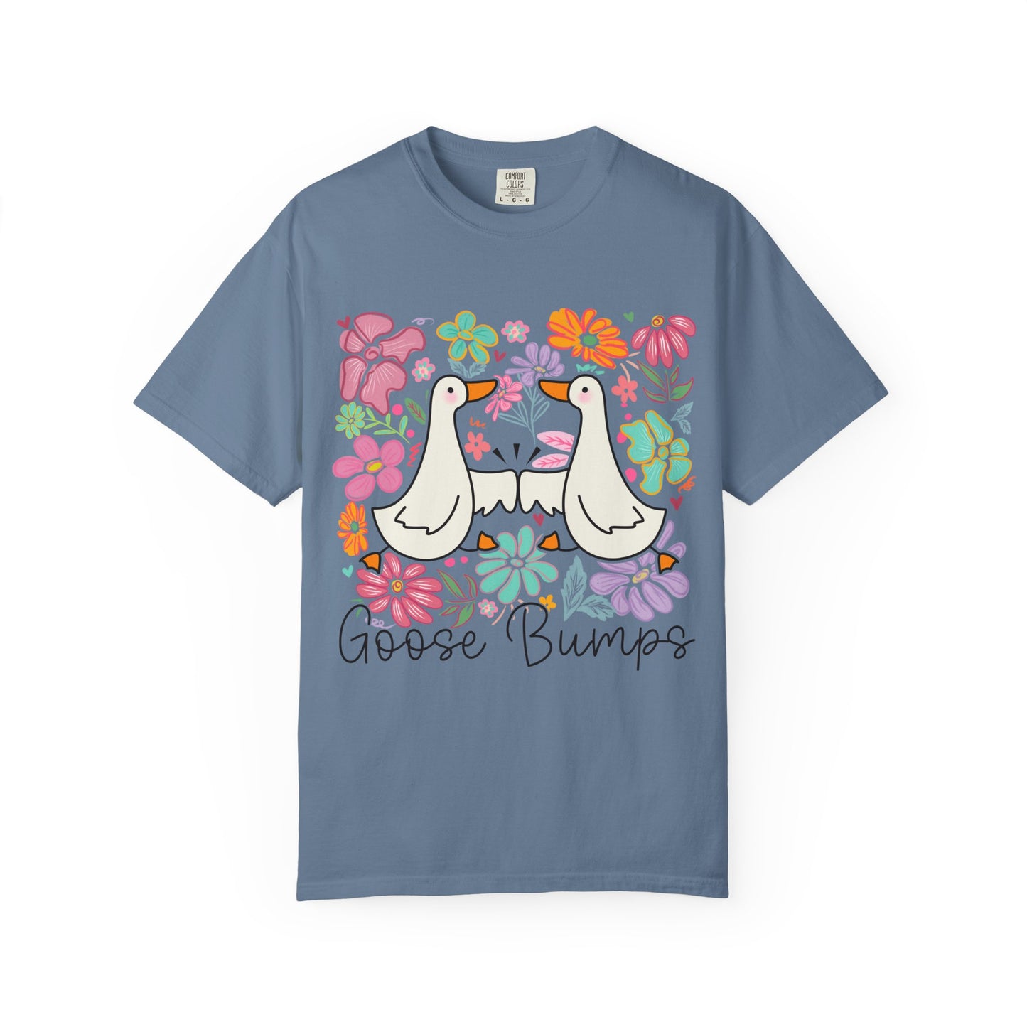Comfort Colors Silly Goose Bumps Floral T-shirt