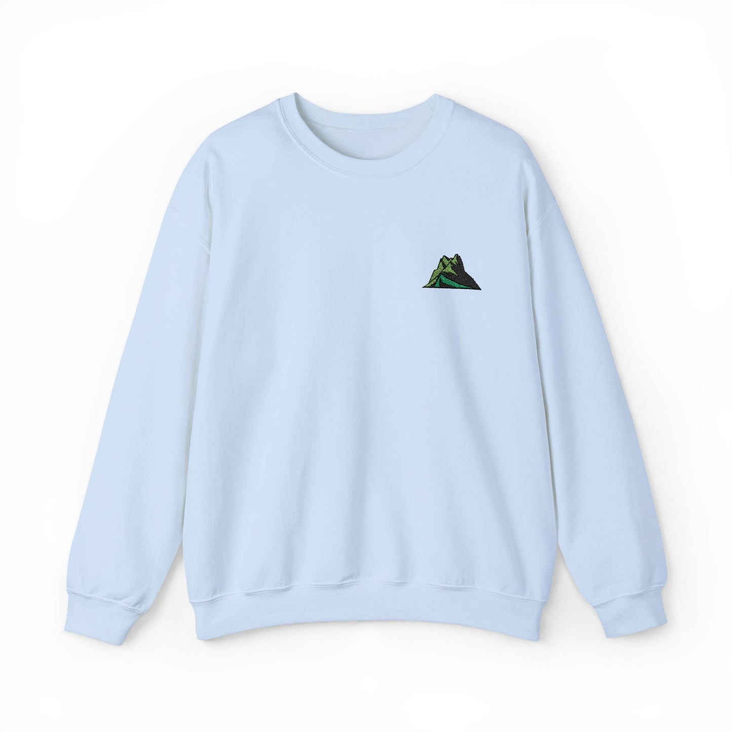 Embroidered Green Mountain Minimalist Sweatshirt