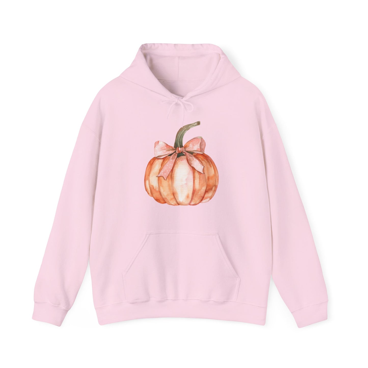 Fall Pumpkin Coquette Bow Hoodie