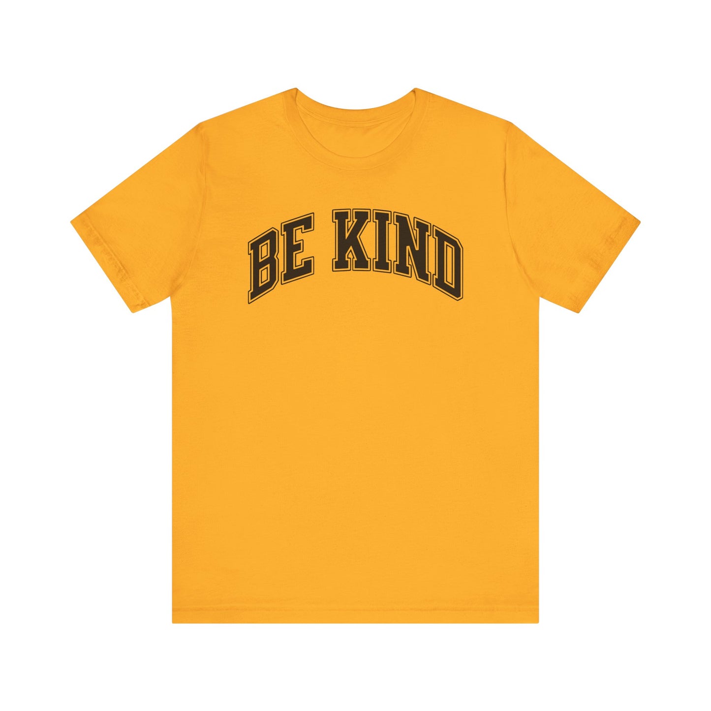 Be Kind Retro College Design T-shirt