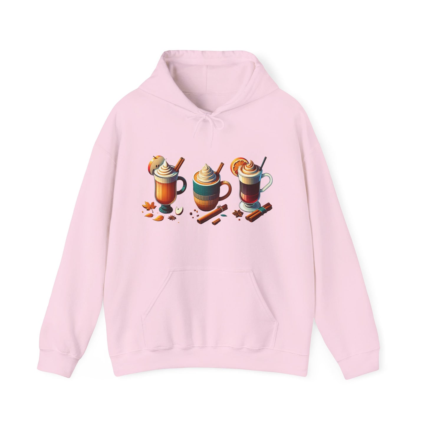 Fall Themed Drinks Graphic Hoodie