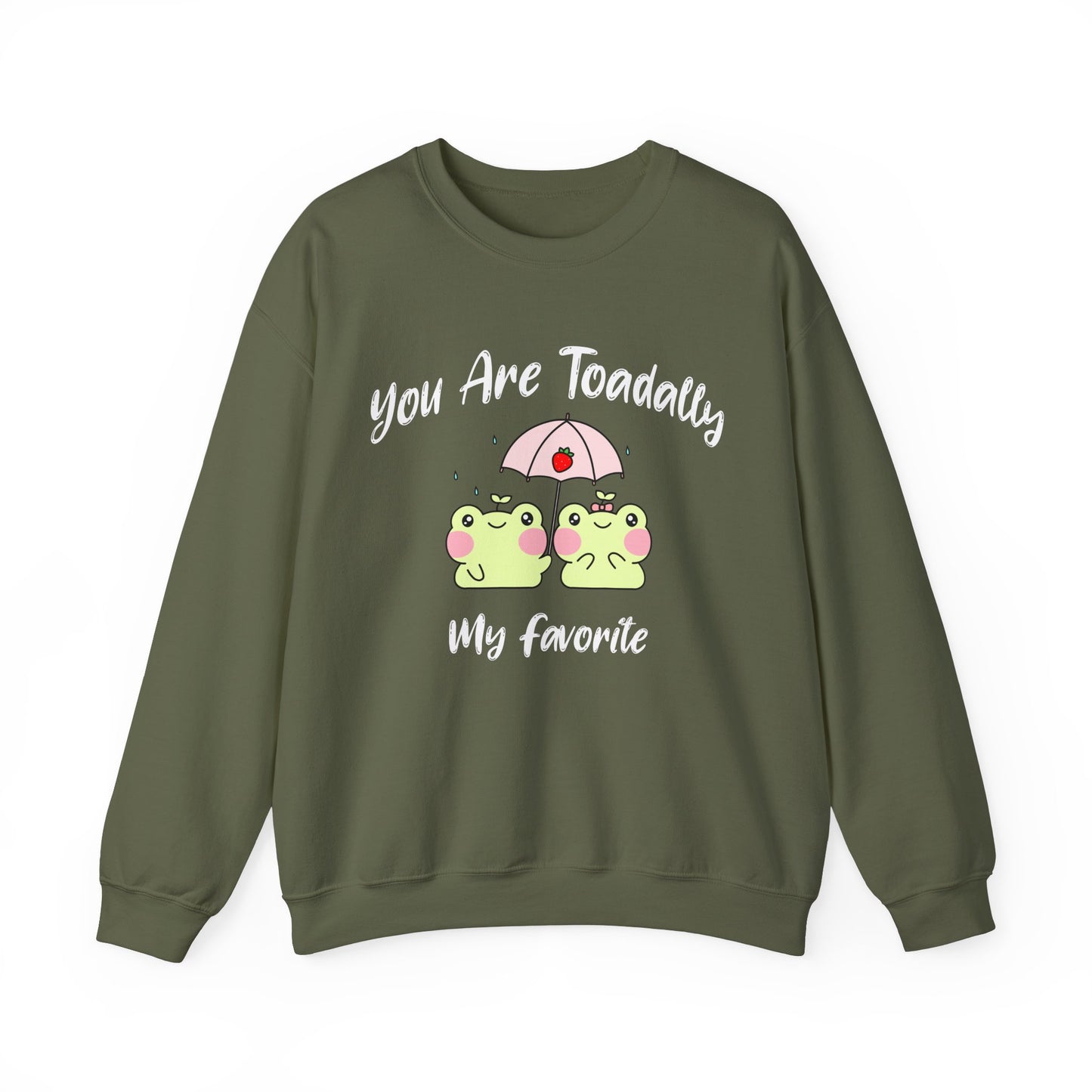 You're Toadally My Favorite Frog Love Sweatshirt
