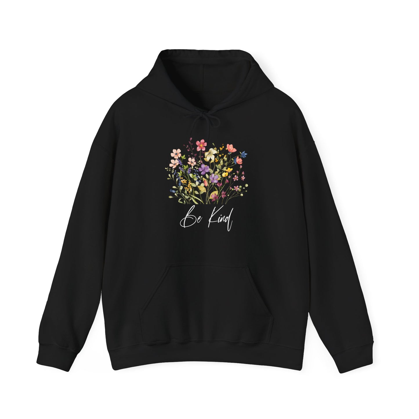 Be Kind Wildflowers Graphic Hoodie