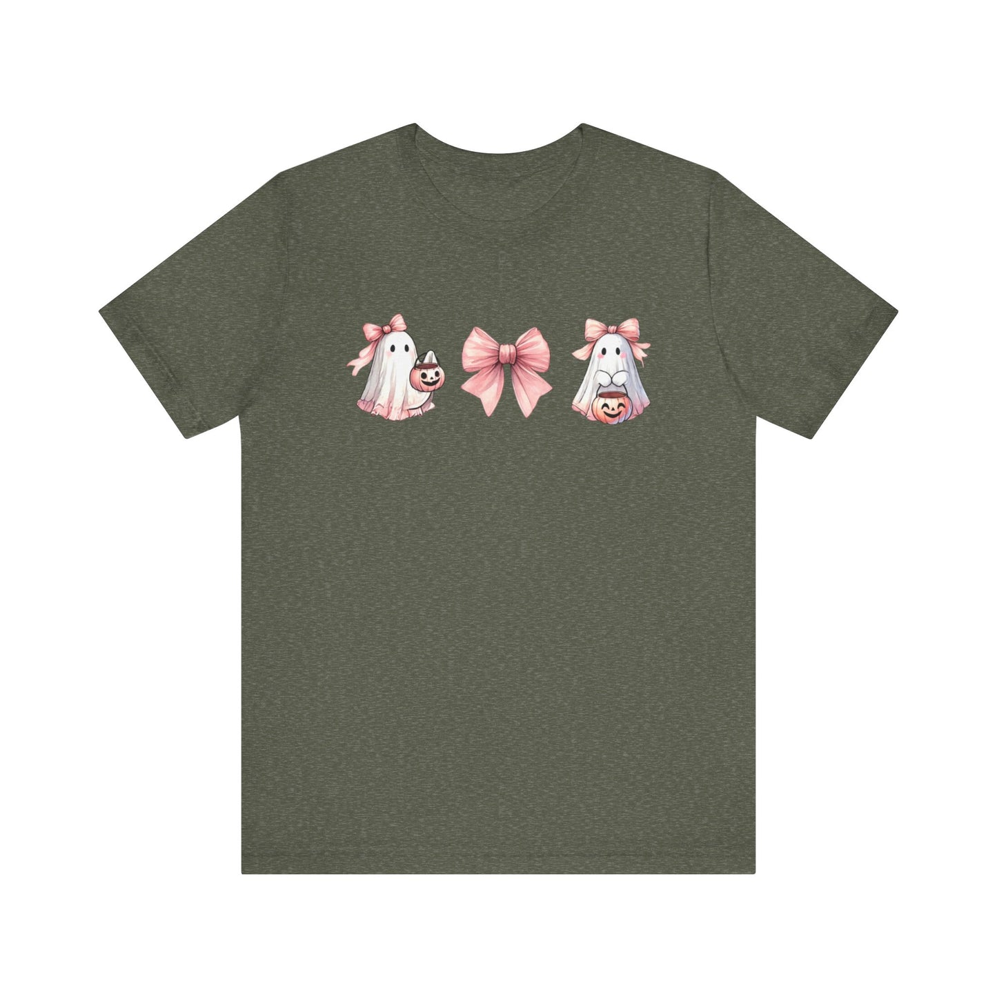 Cute Ghost Coquette Bow T-shirt