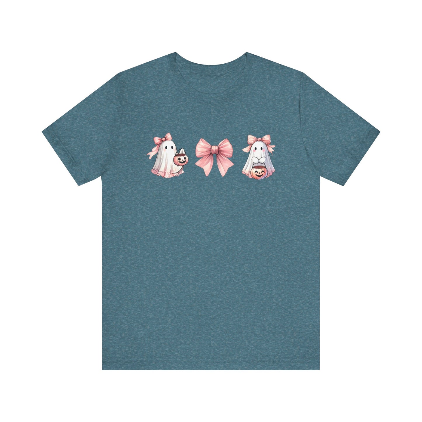 Cute Ghost Coquette Bow T-shirt