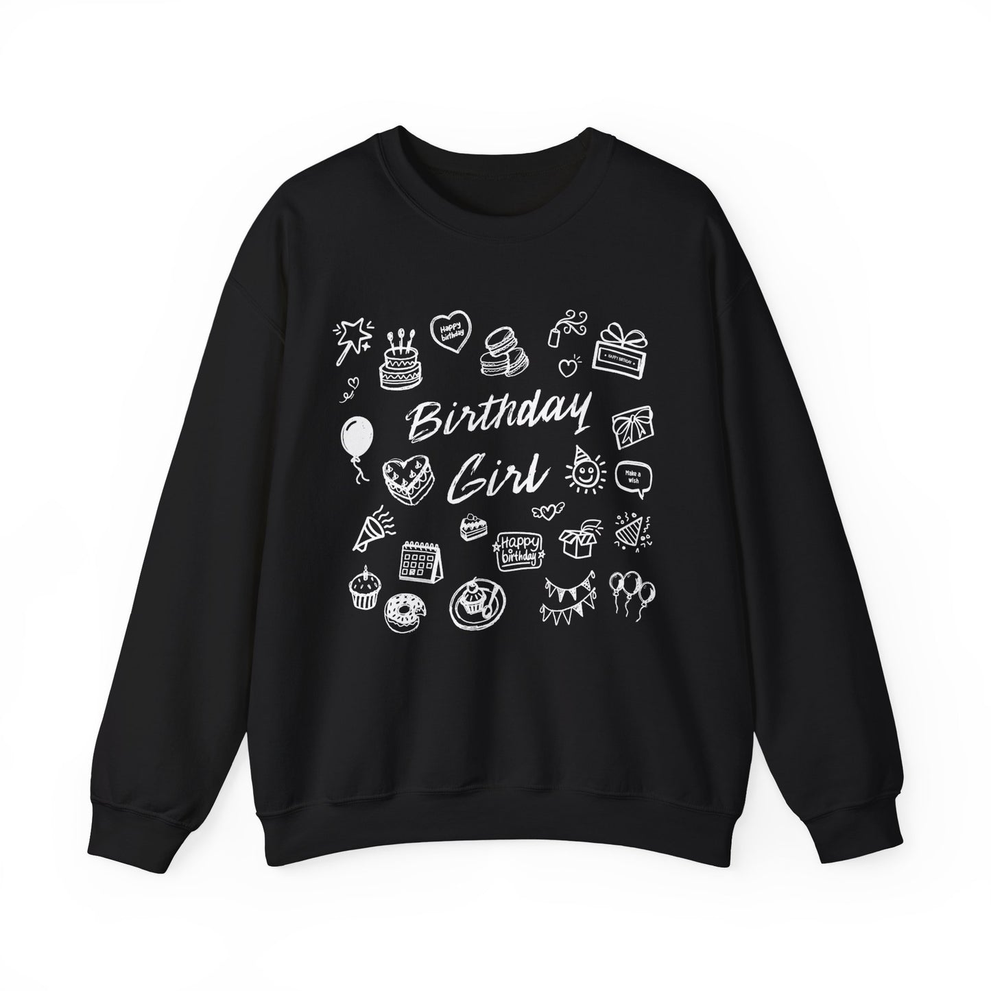 Birthday Girl Doodle Sweatshirt
