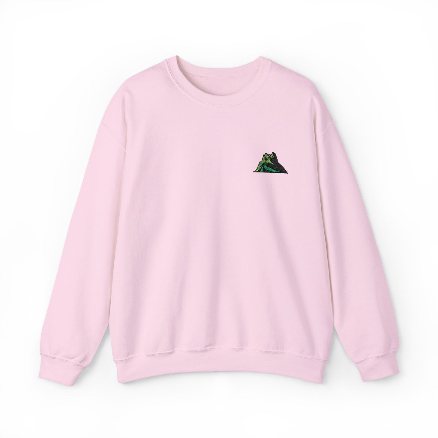 Embroidered Green Mountain Minimalist Sweatshirt