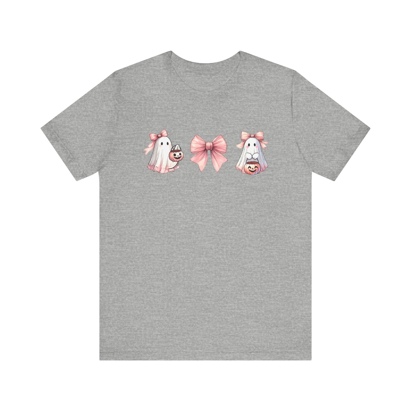 Cute Ghost Coquette Bow T-shirt