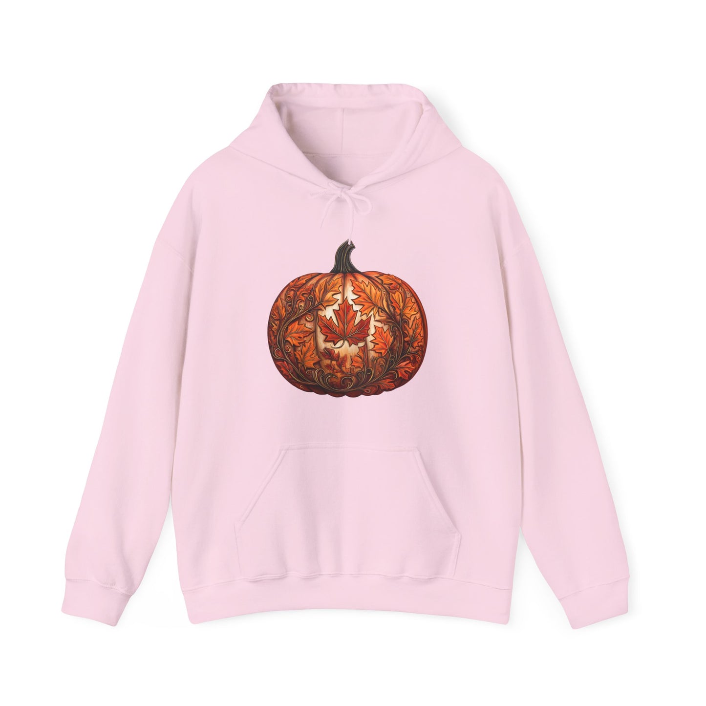 Pumpkin Made of Maple Leaves Hoodie