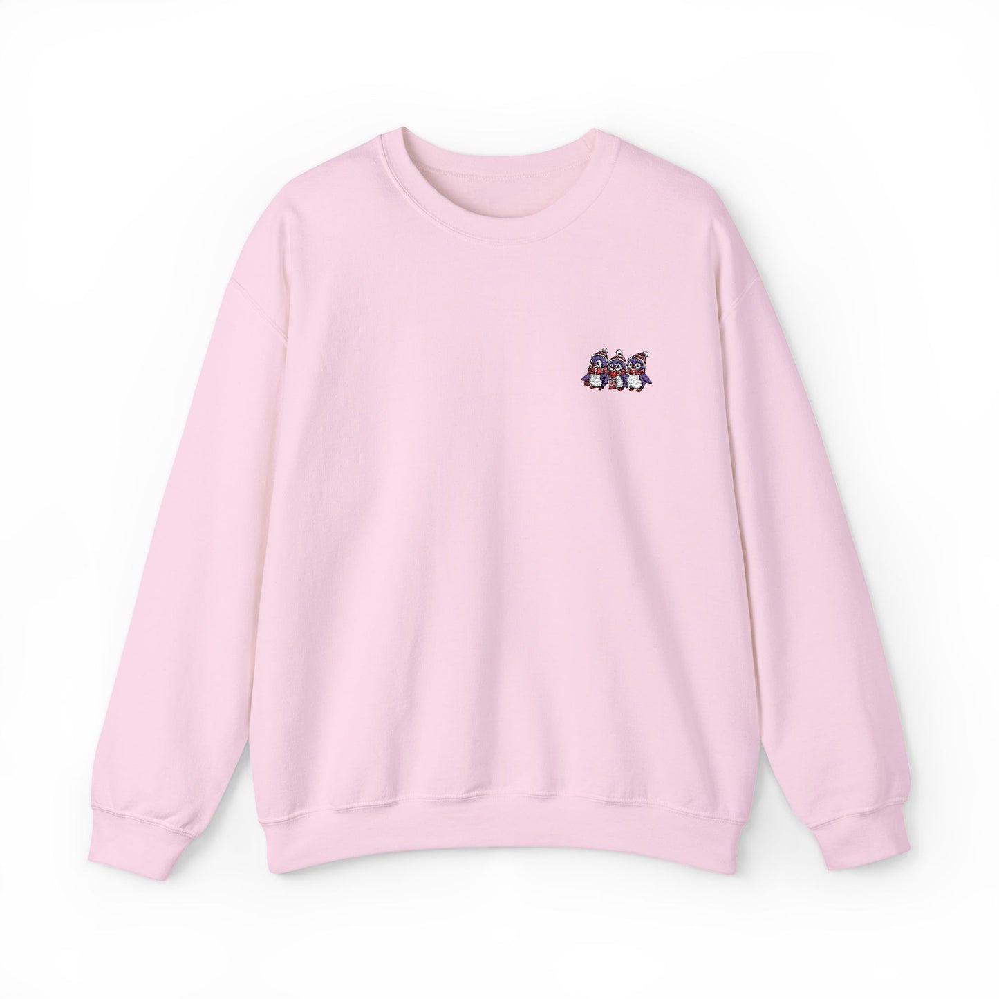 Embroidered Cute Cartoon Penguins Sweatshirt