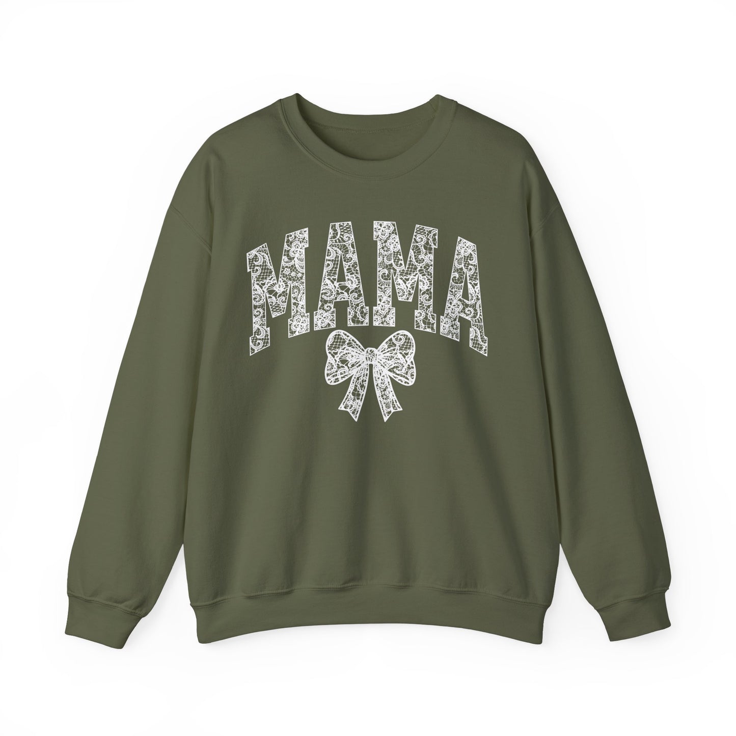 Lace Pattern Coquette Mama Sweatshirt
