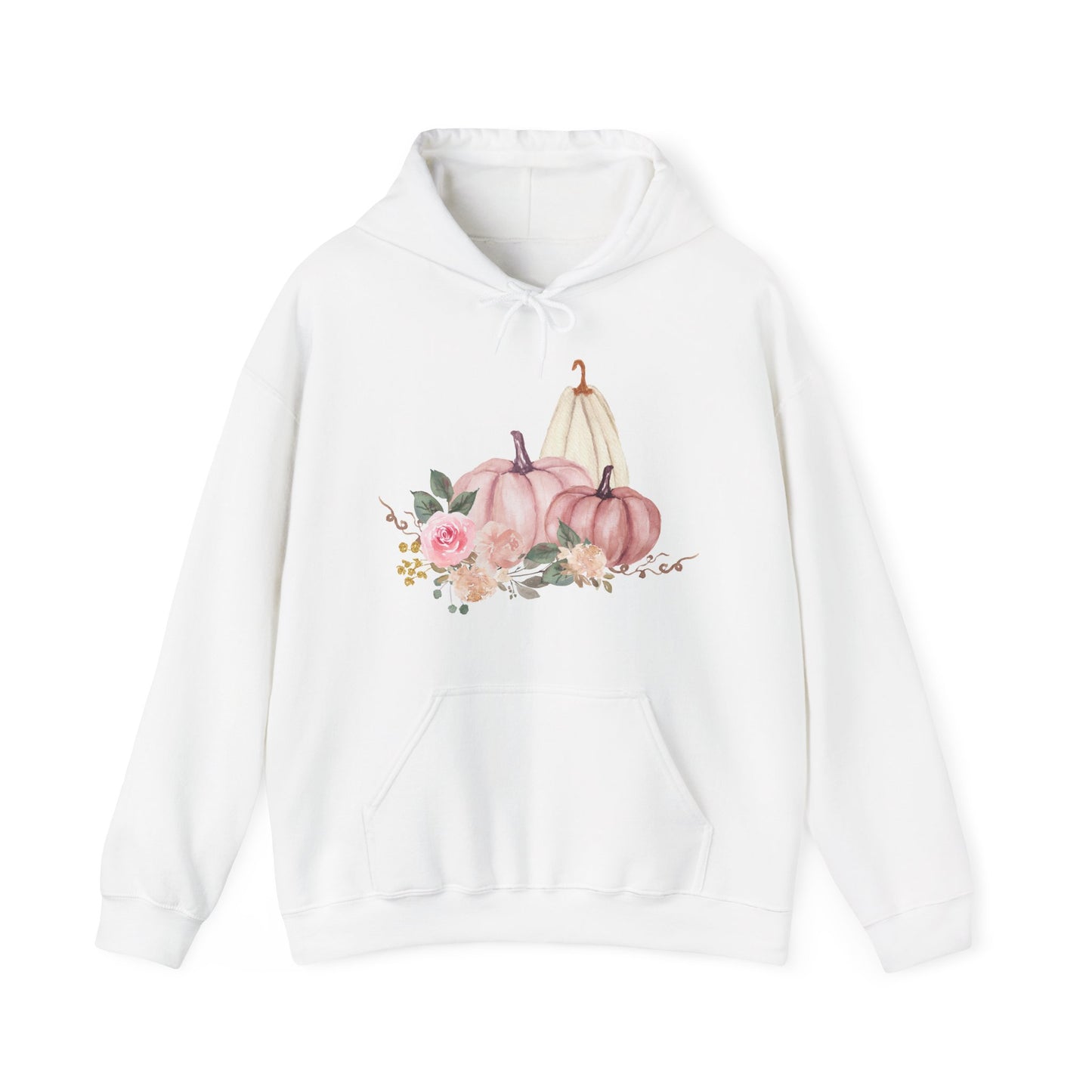 Floral Pumpkin Hoodie