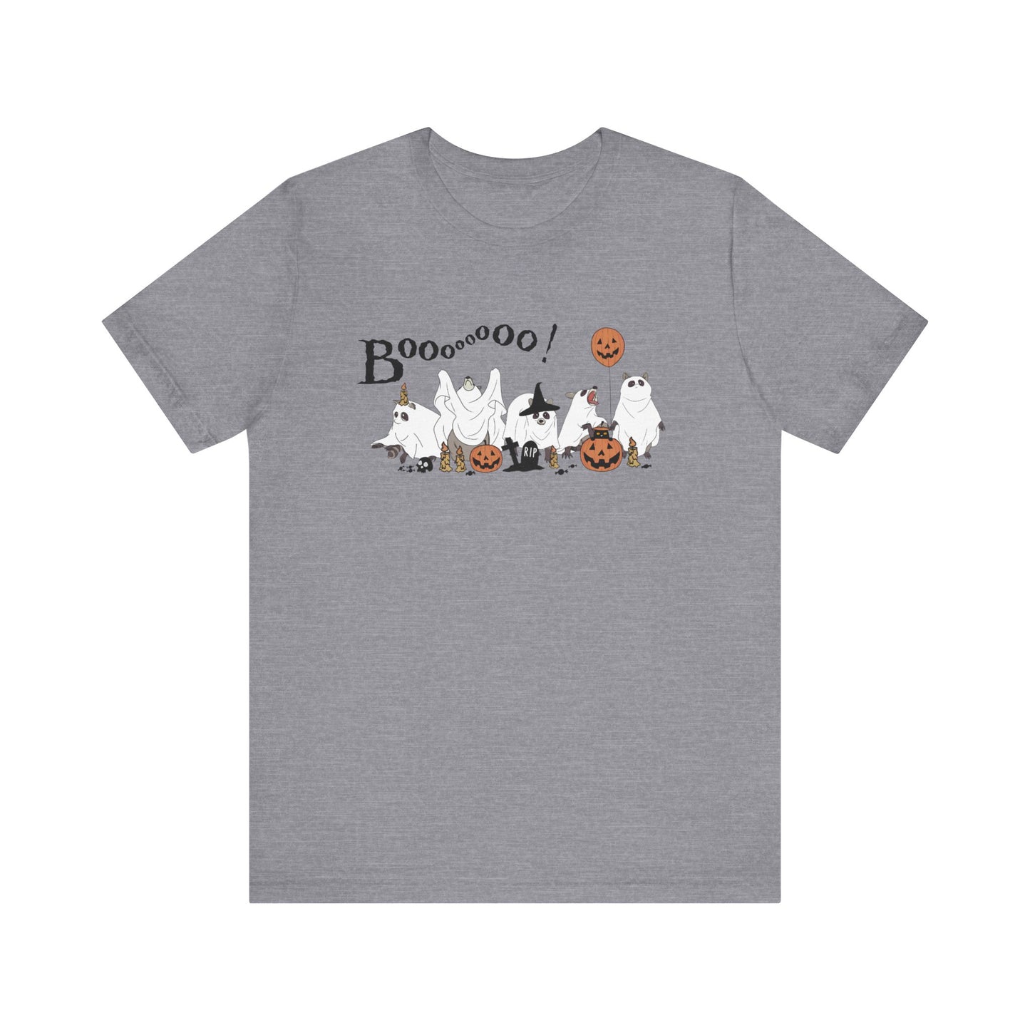Raccoon Ghost Halloween Boo T-shirt