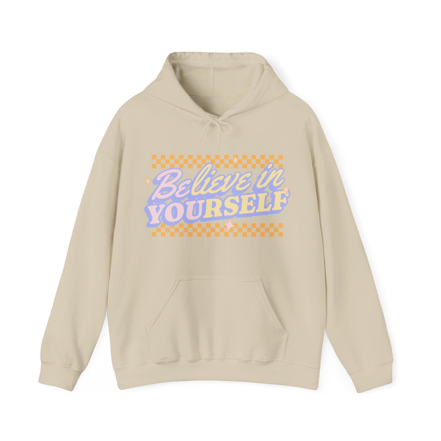 Believe in Yourself Groovy and Colorful Hoodie