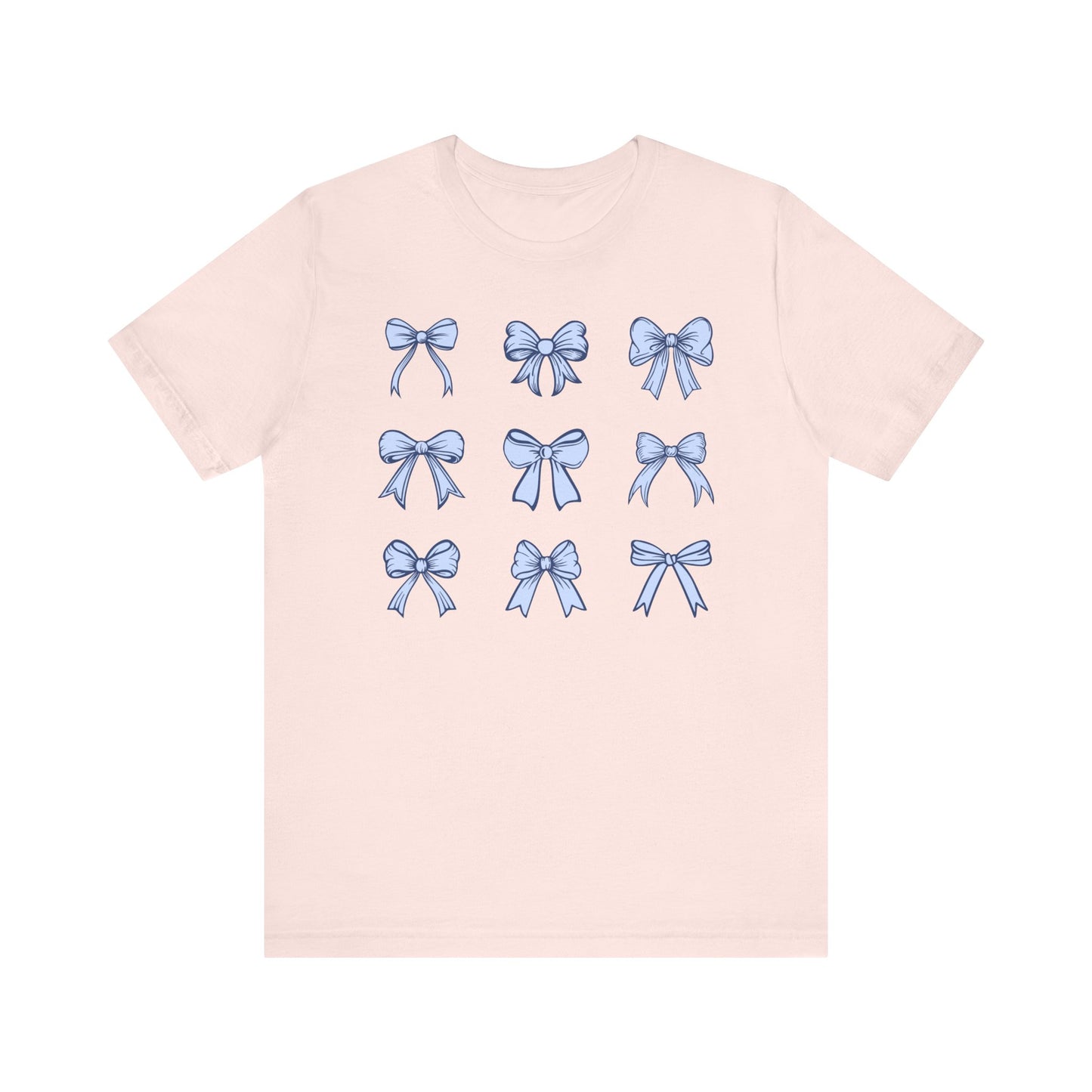 Blue Coquette Bows T-shirt