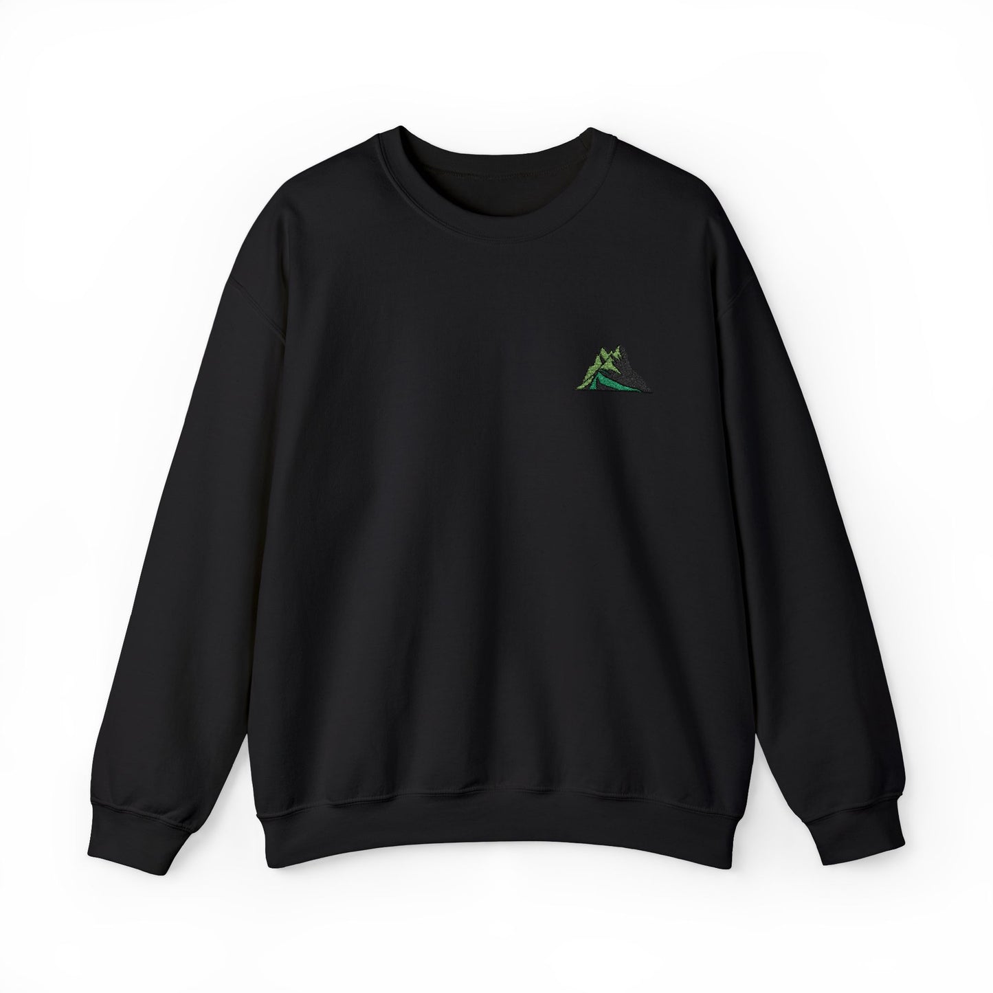 Embroidered Green Mountain Minimalist Sweatshirt