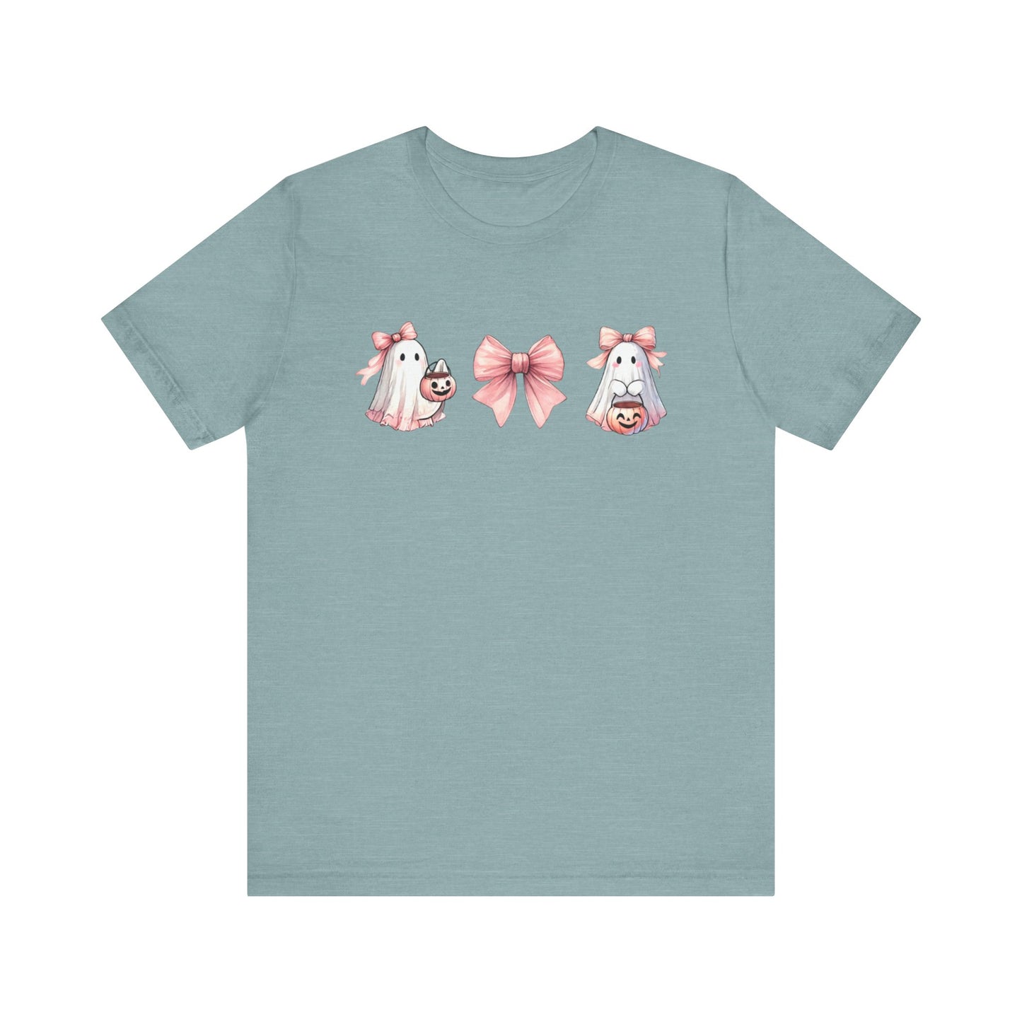 Cute Ghost Coquette Bow T-shirt