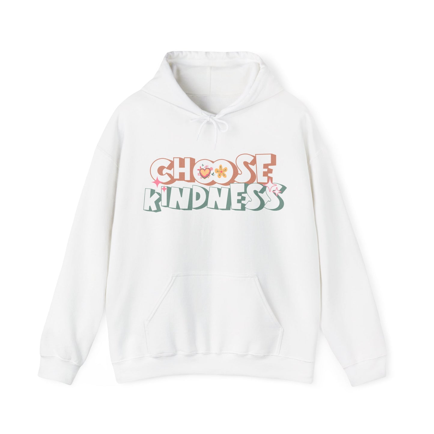 Choose Kindness Groovy and Cute Graphic Hoodie