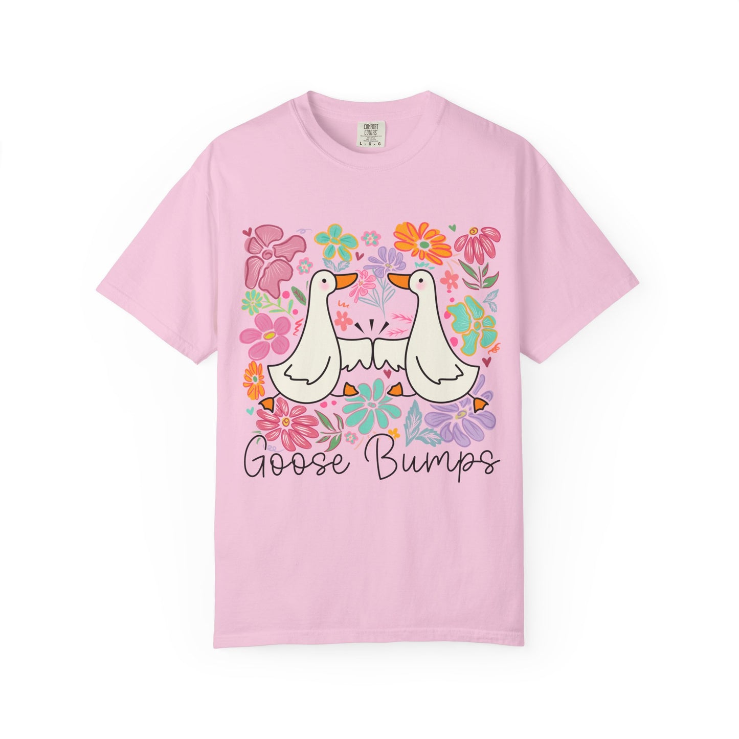 Comfort Colors Silly Goose Bumps Floral T-shirt