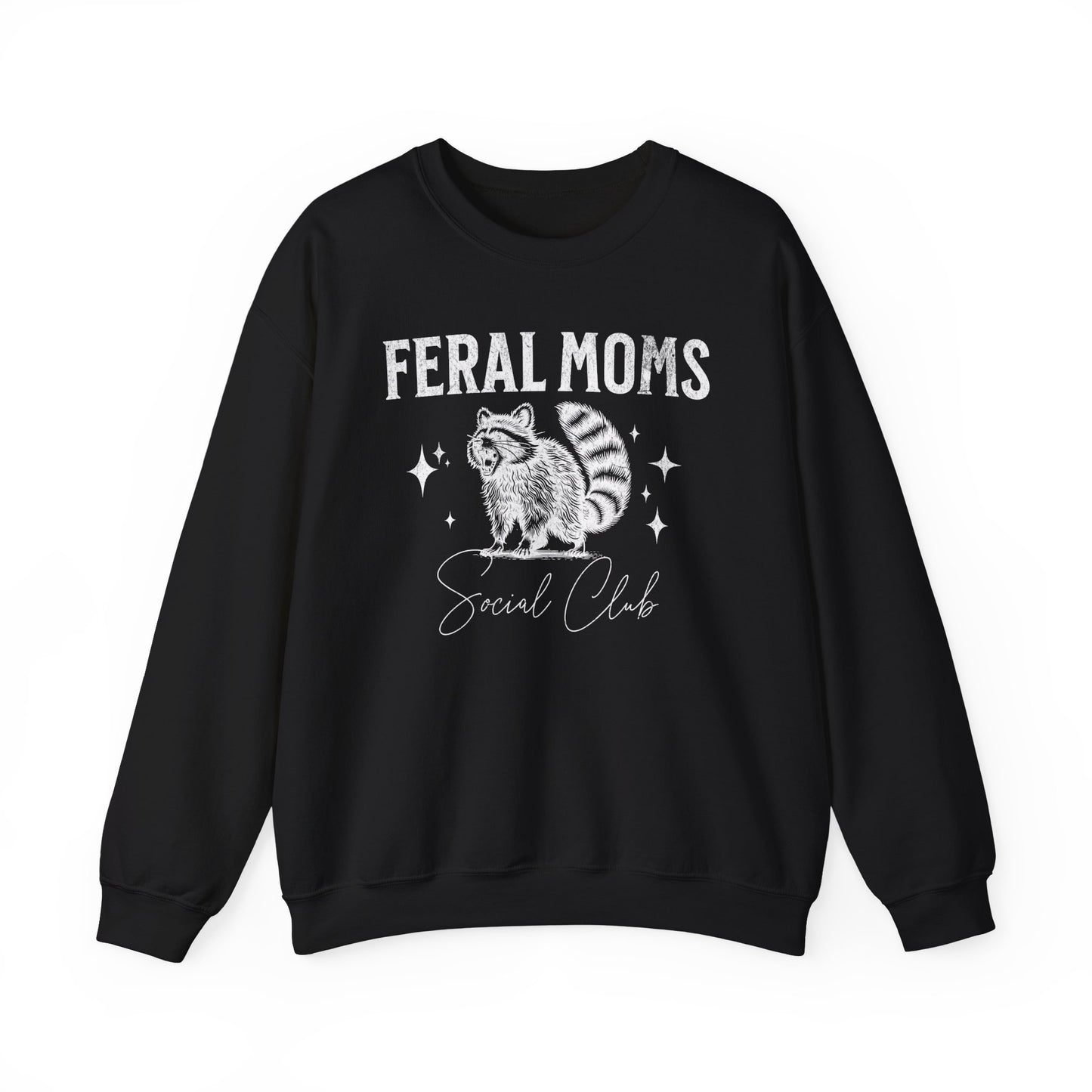 Feral Moms Social Club Raccoon Sweatshirt
