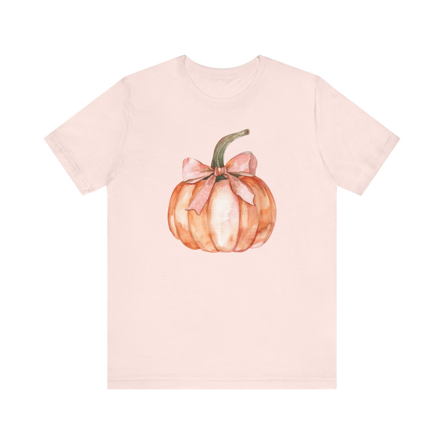 Fall Pumpkin Coquette Bow T-shirt