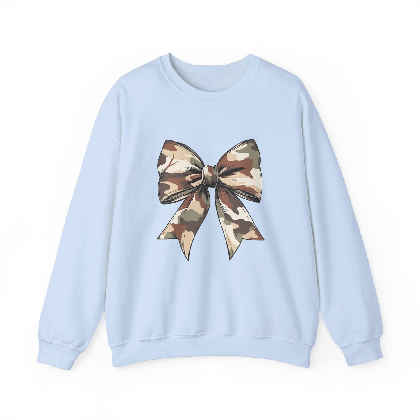 Camouflage Coquette Bow Sweatshirt