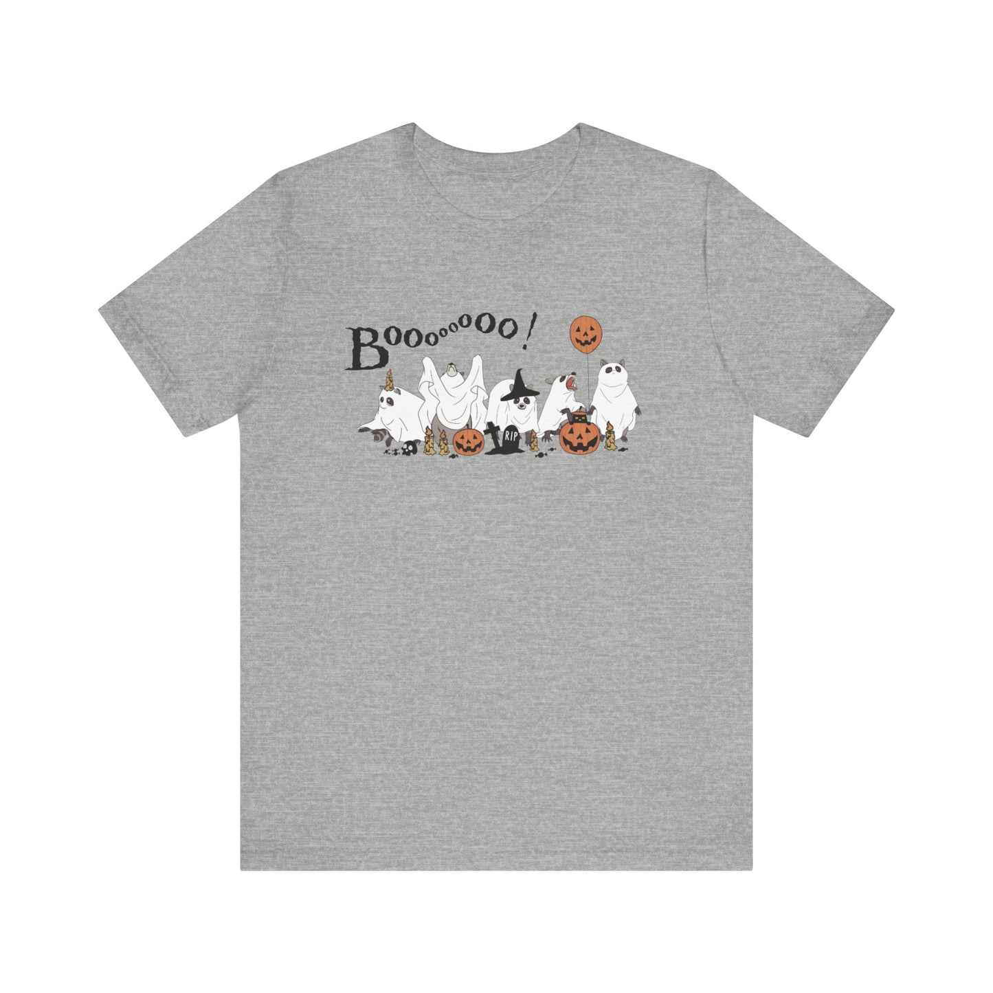 Raccoon Ghost Halloween Boo T-shirt