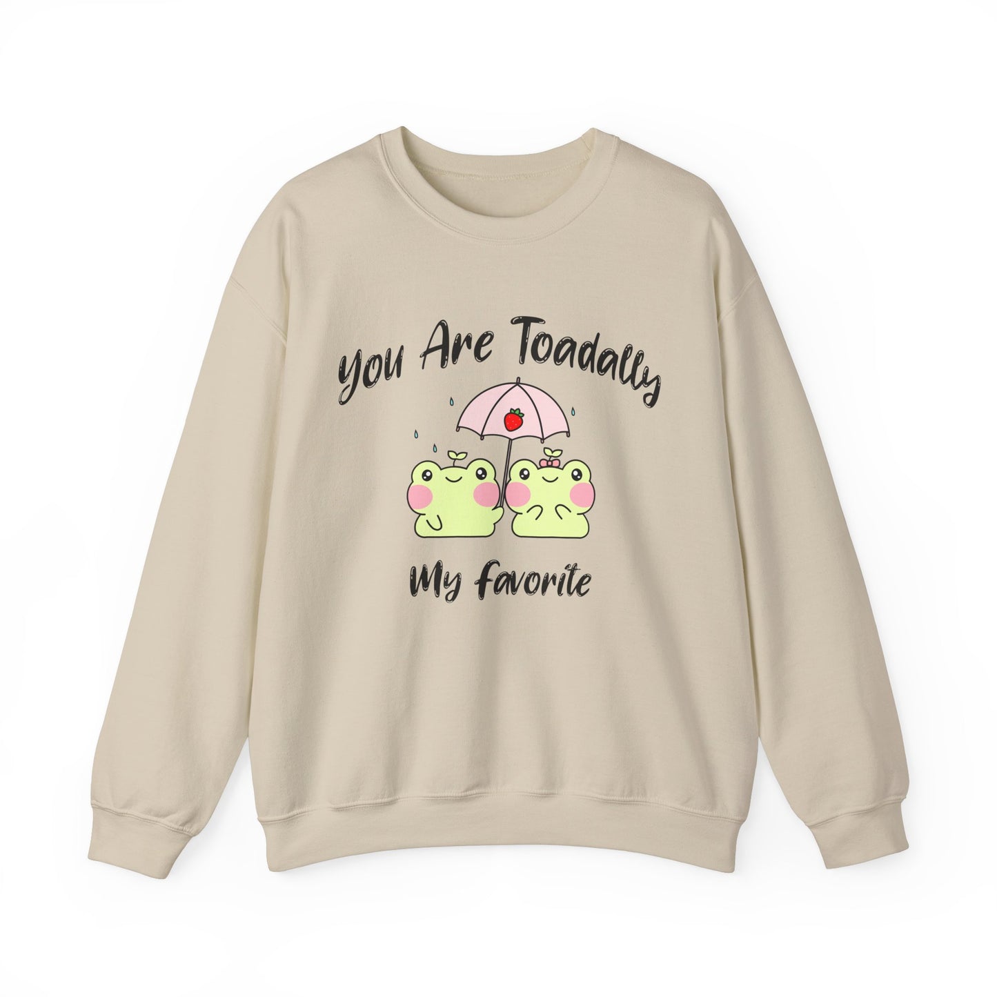 You're Toadally My Favorite Frog Love Sweatshirt