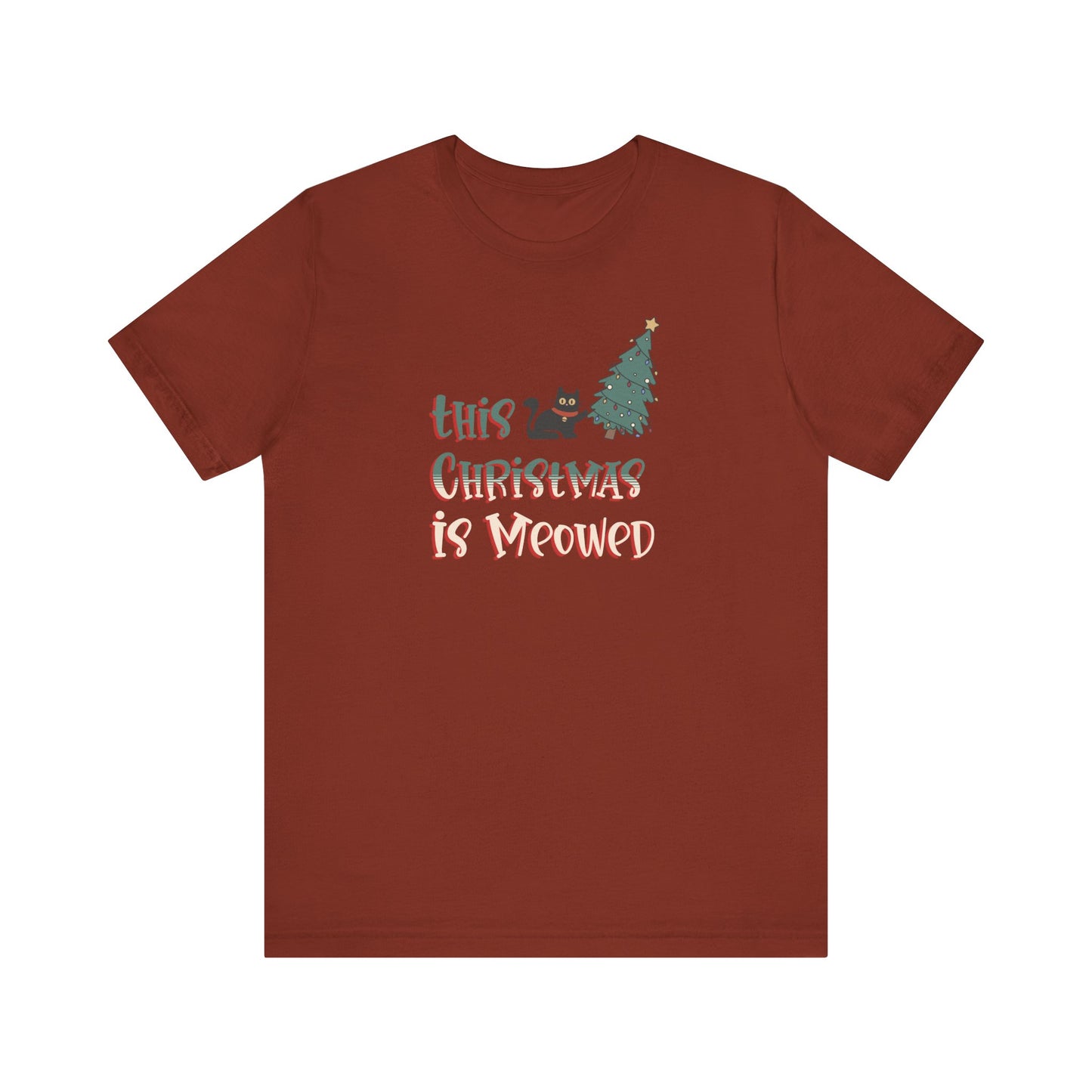 This Christmas Is Meowed Funny Cat T-shirt