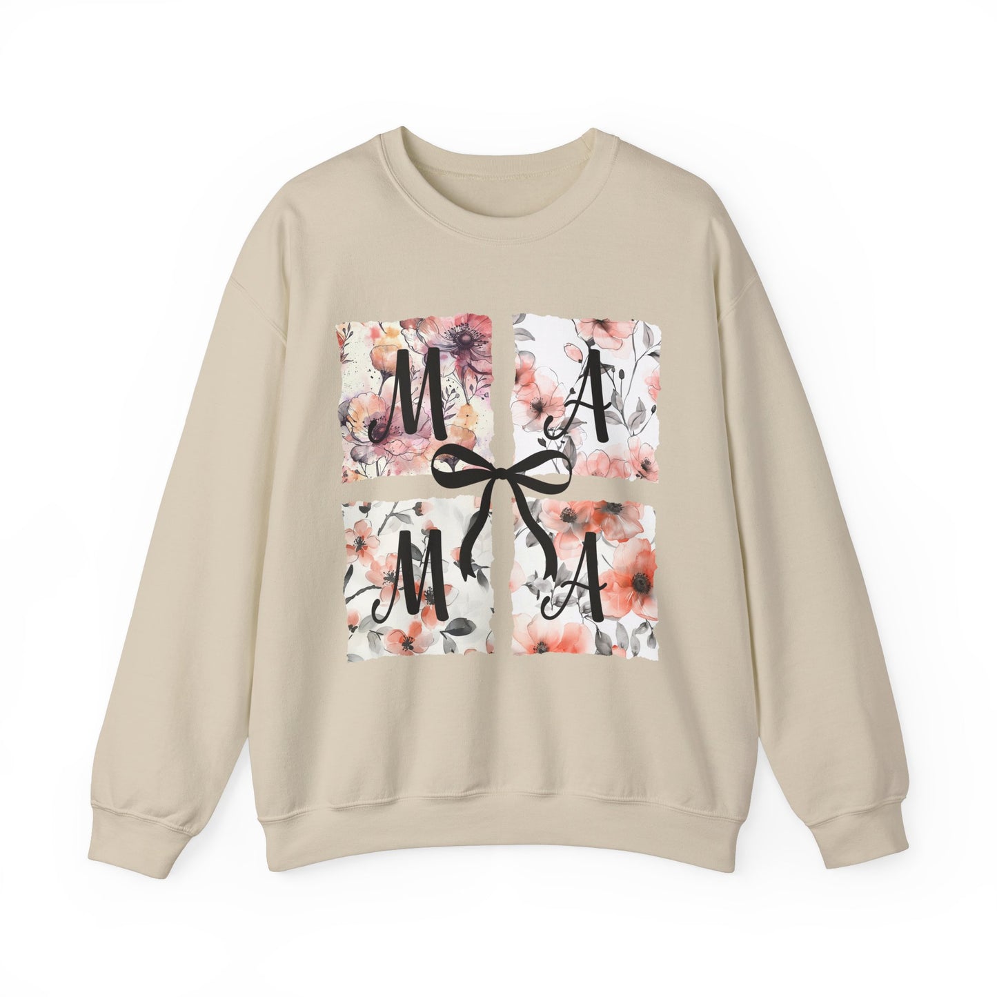 Floral Mama Coquette Bow Sweatshirt