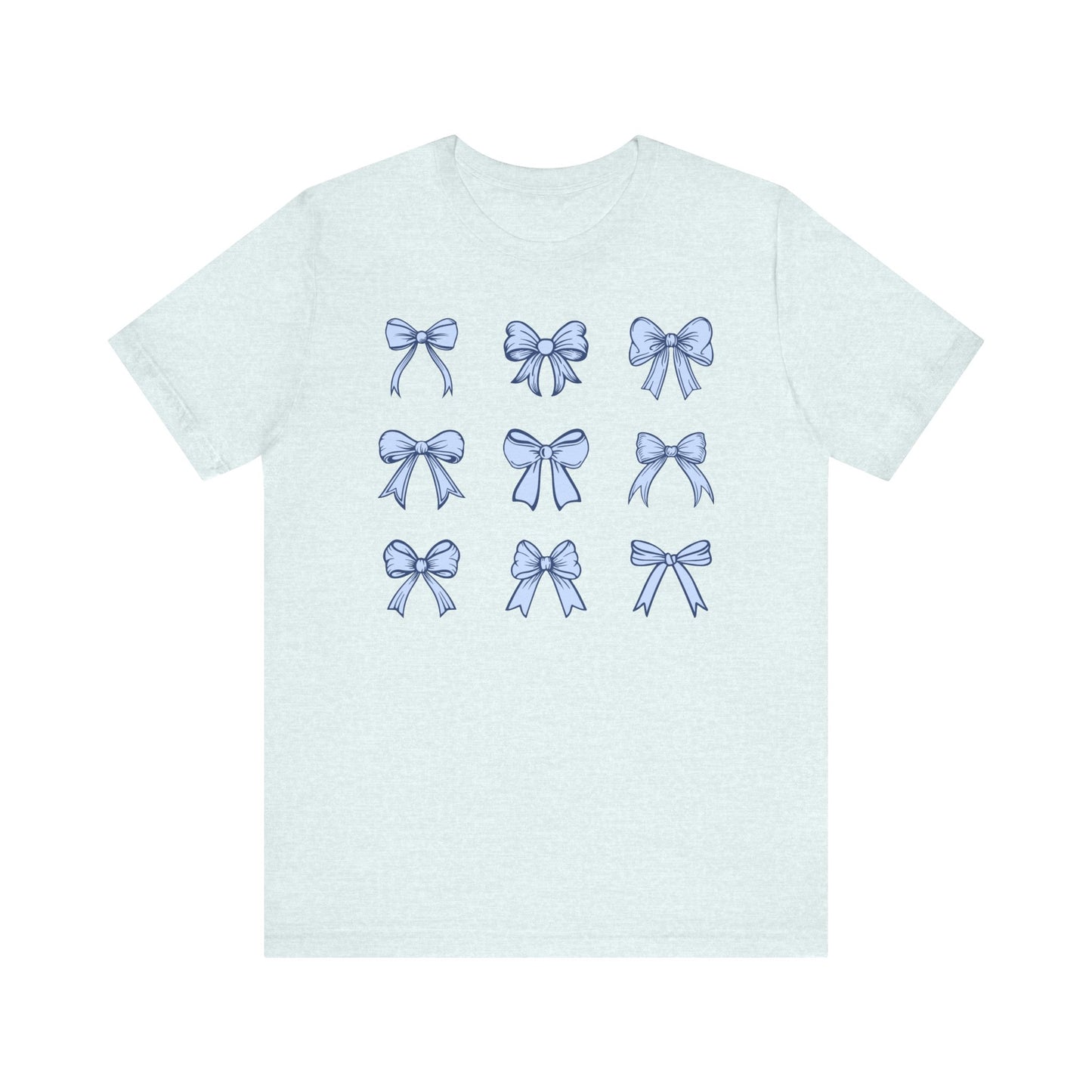 Blue Coquette Bows T-shirt
