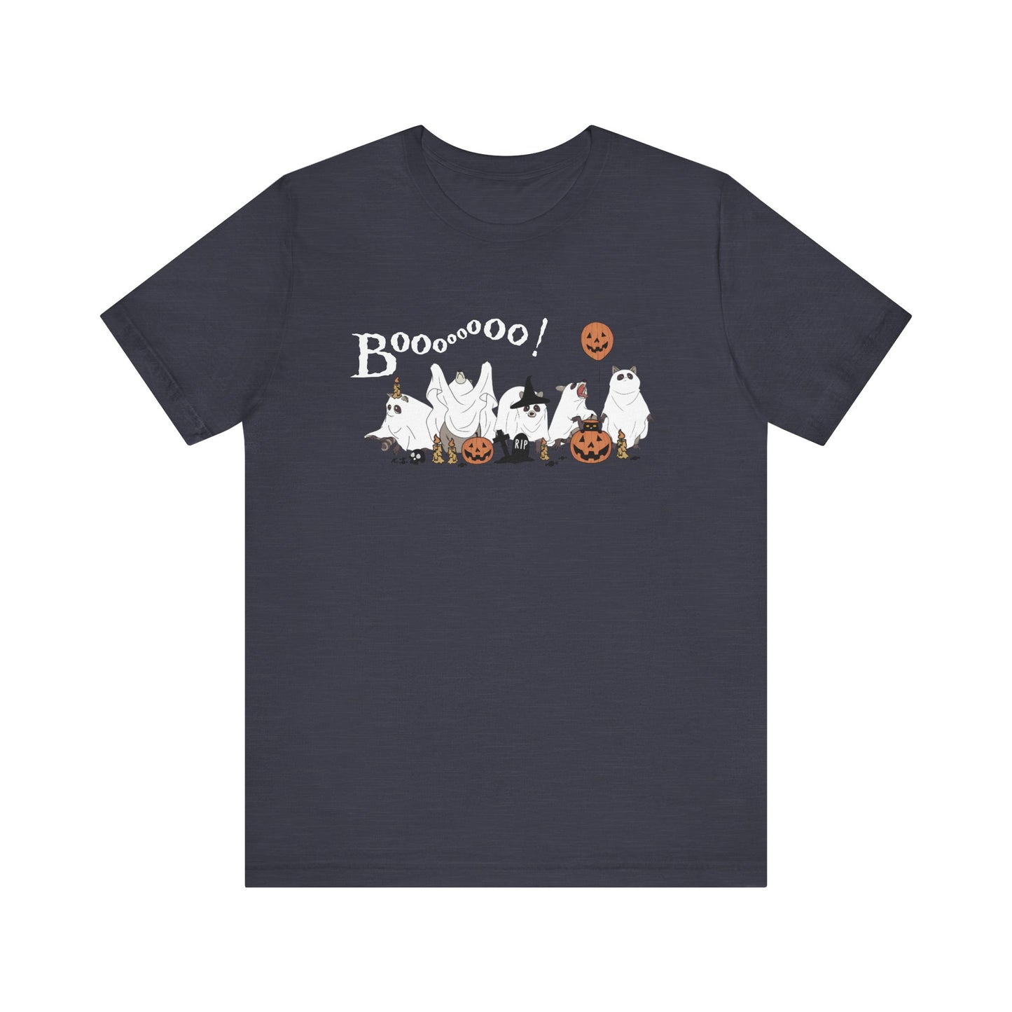 Raccoon Ghost Halloween Boo T-shirt